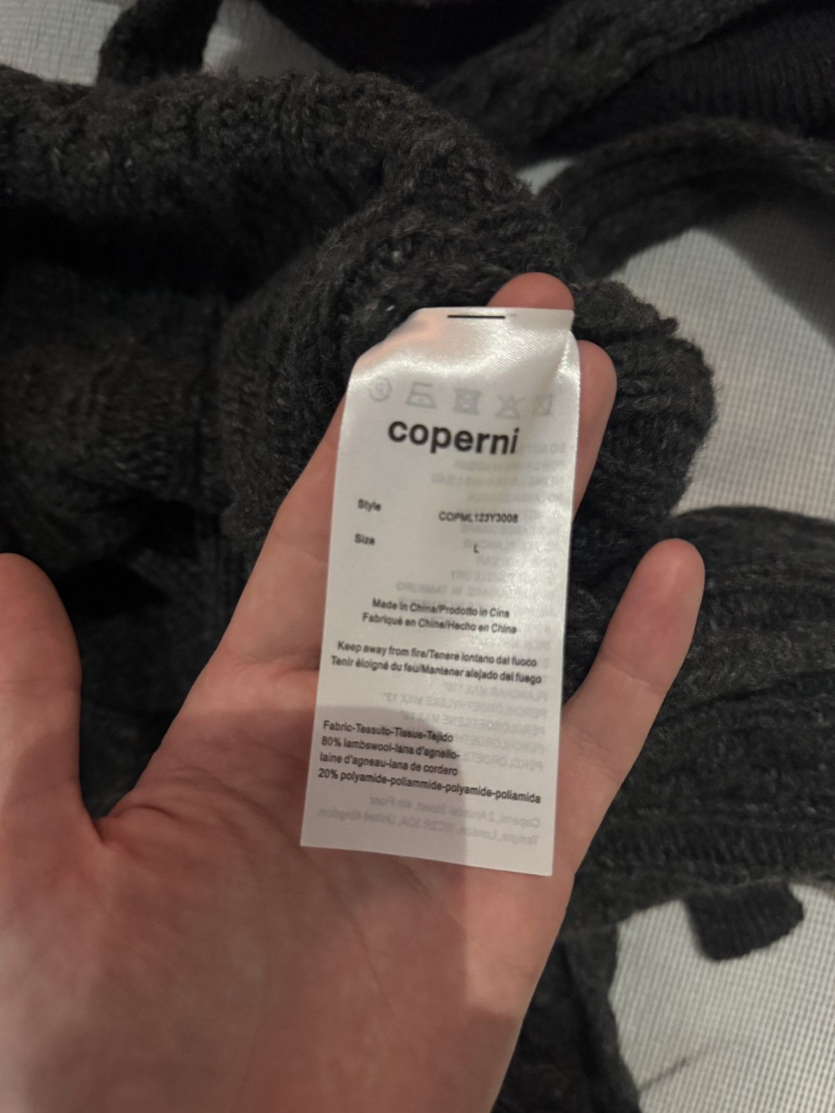Coperni COPERNI KNIT DECONSTRUCTED SWEATER Size US M / EU 48-50 / 2 - 6 Thumbnail