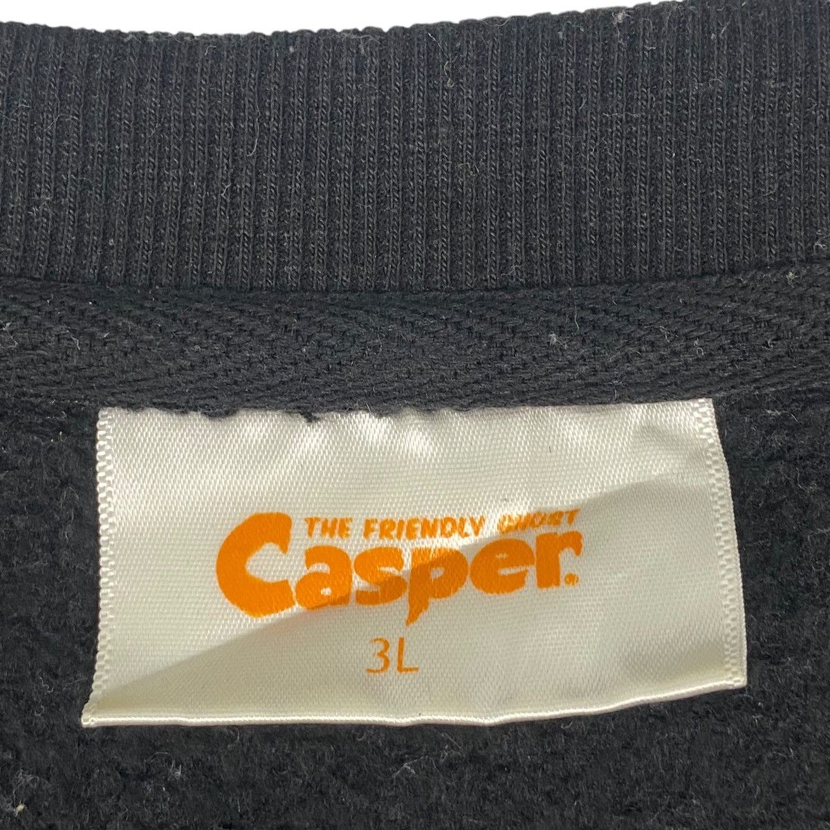Other Vintage Casper Design Printed Crewneck Sweatshirt Black Size US L / EU 52-54 / 3 - 6 Thumbnail