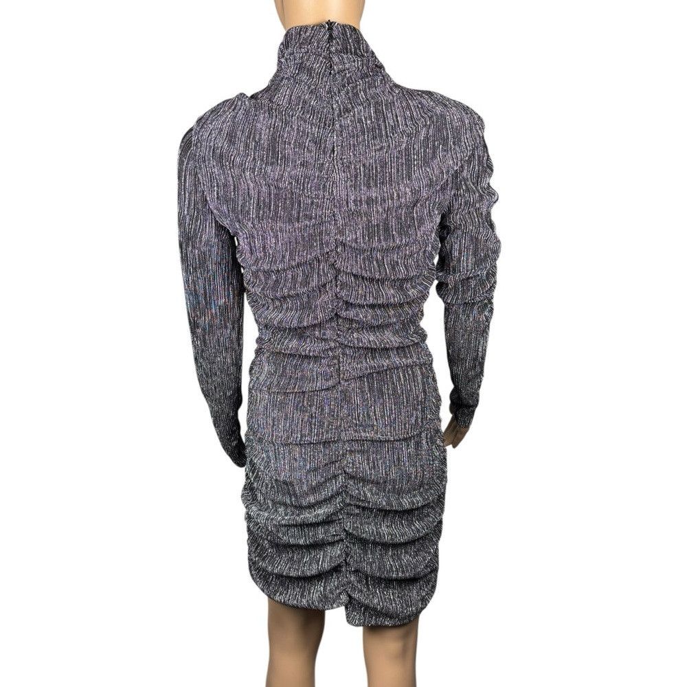 Zara New Zara Draped Shiny Mini Dress Size M Size M / US 6-8 / IT 42-44 - 5 Thumbnail
