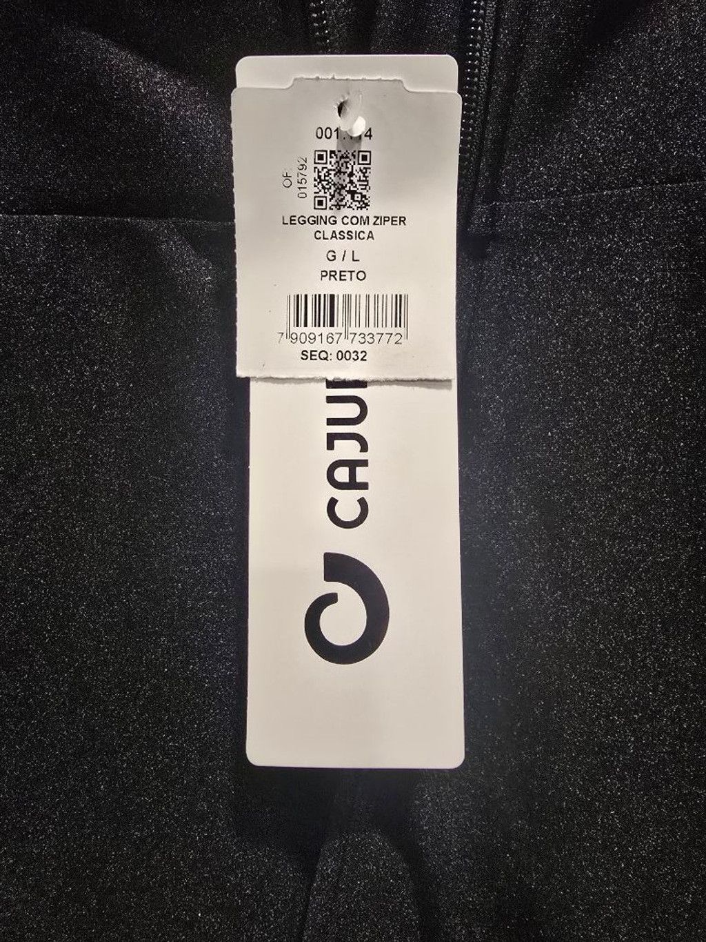 Other Cajubrasil Black Leggings with Front Zipper L Size 28" / US 6 / IT 42 - 6 Thumbnail