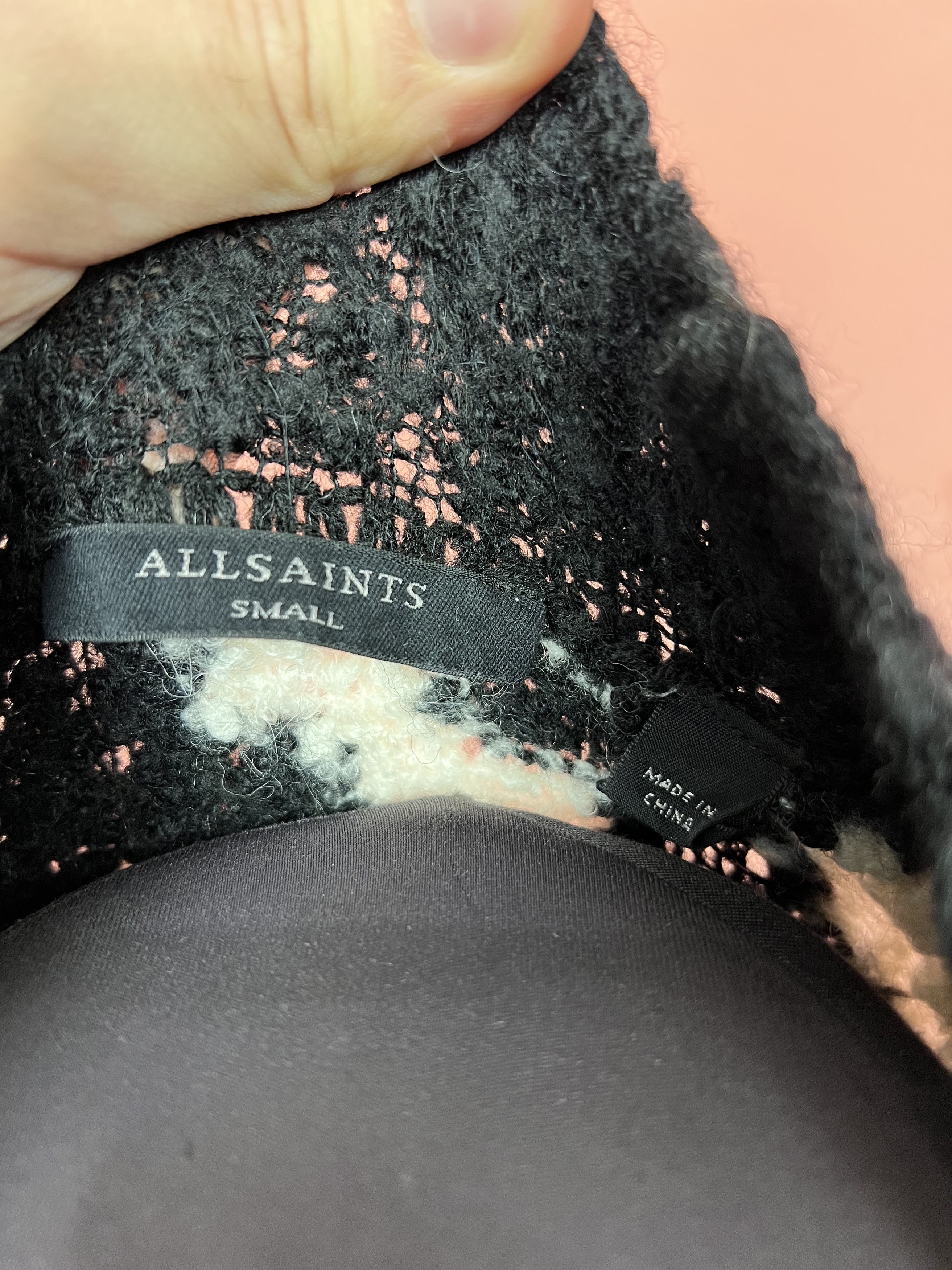 Allsaints allsaints crop sweatshirt women's classic wool Size S / US 4 / IT 40 - 4 Thumbnail