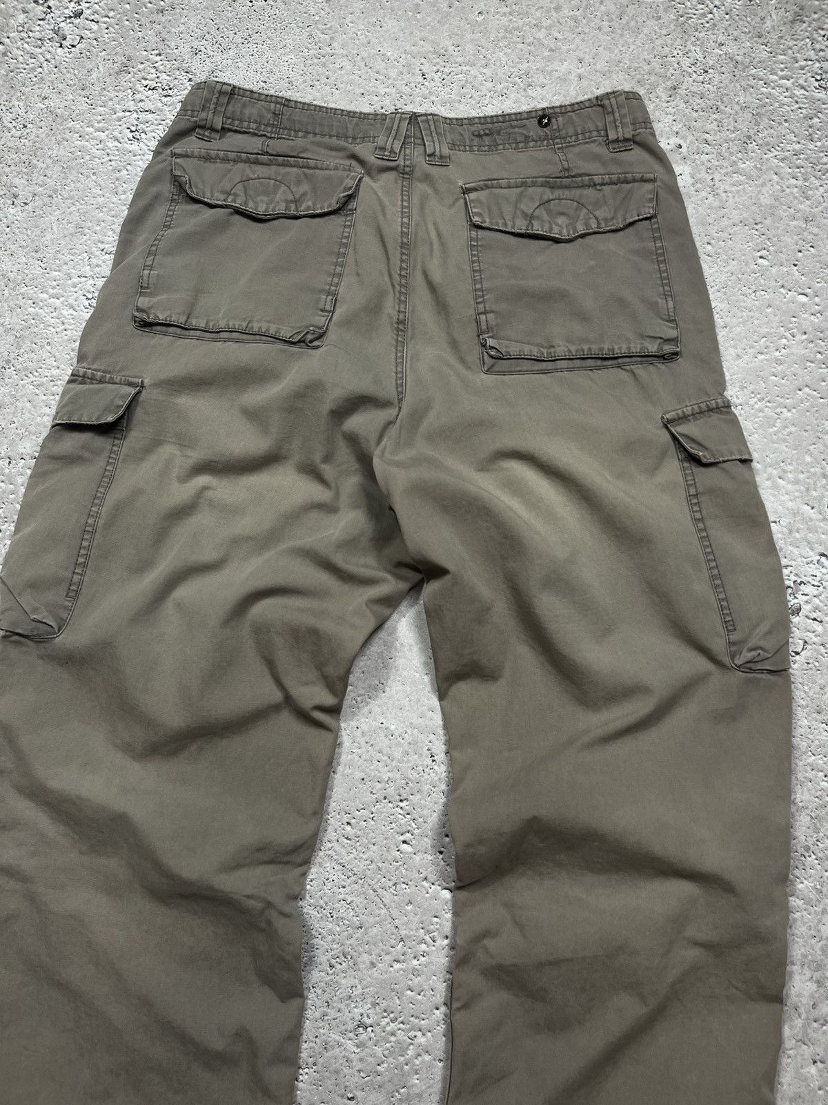 O'Neill × Vintage O’Neill Baggy Faded Cargo Pants Wide Fit Workwear Style Size US 34 / EU 50 - 12 Thumbnail