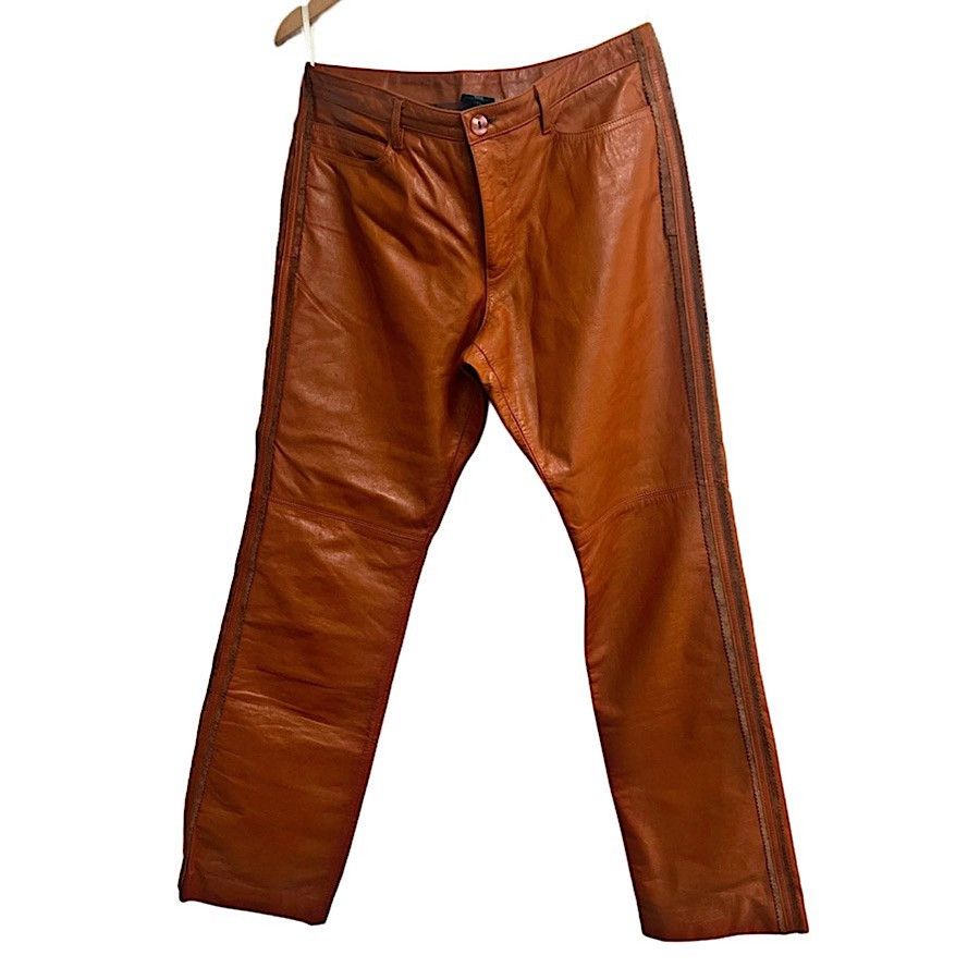 Jean Paul Gaultier Authentic Jean Paul Gaultier Leather Pants Size US 30 / EU 46 - 1 Thumbnail