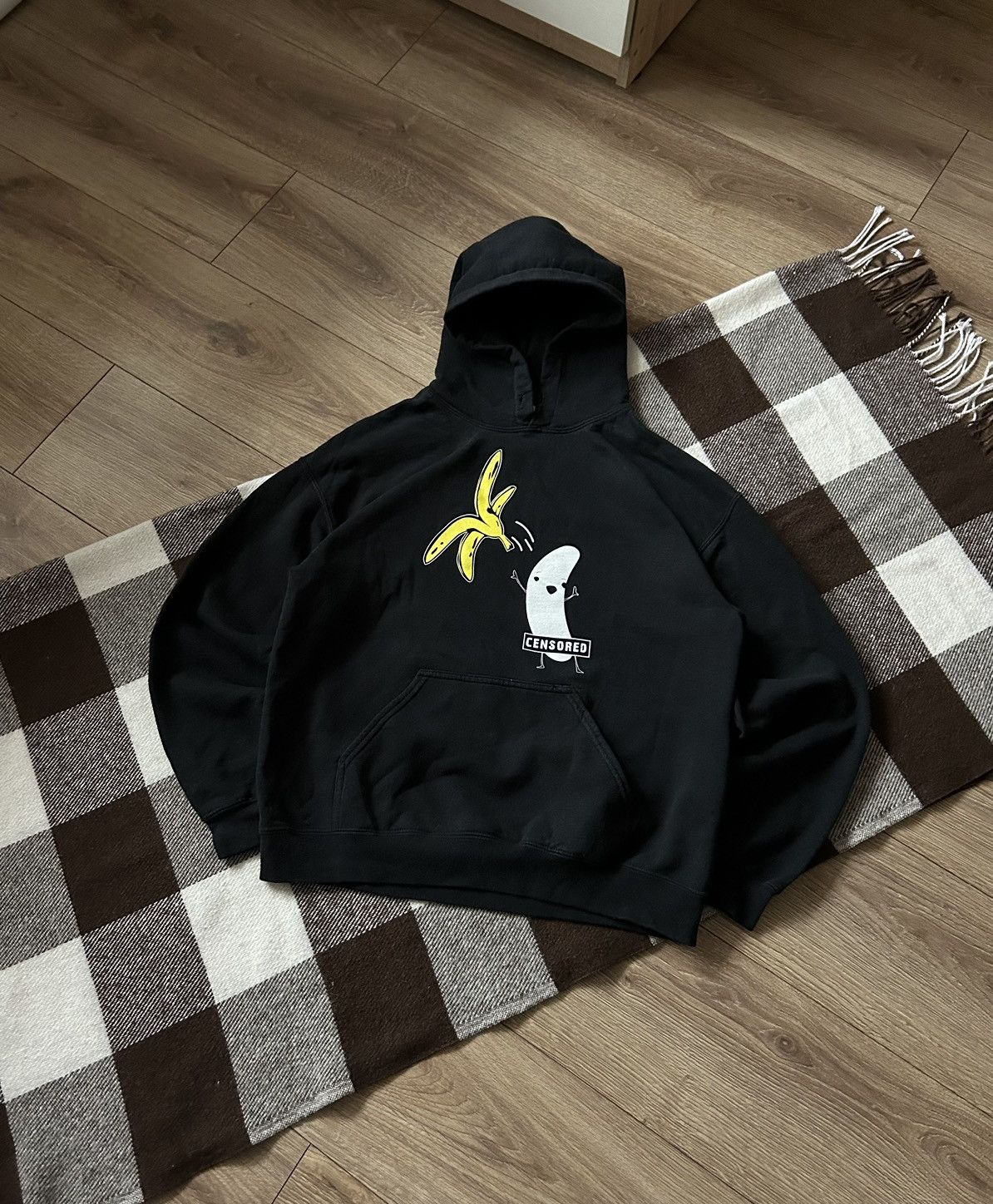 Gildan × Vintage Vintage Banana Censored big logo y2k hoodies Size US M / EU 48-50 / 2 - 1 Thumbnail
