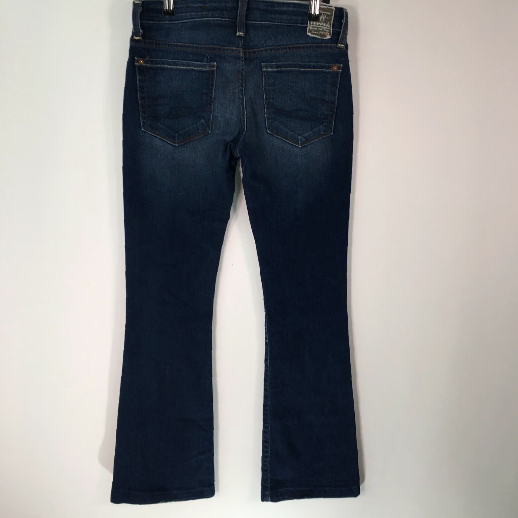 Vintage Chip And Pepper Jeans Women 24 Blue Bootcut Casual Flat Front Denim Cowboy Womens Size 42" / US 20 - 2 Thumbnail