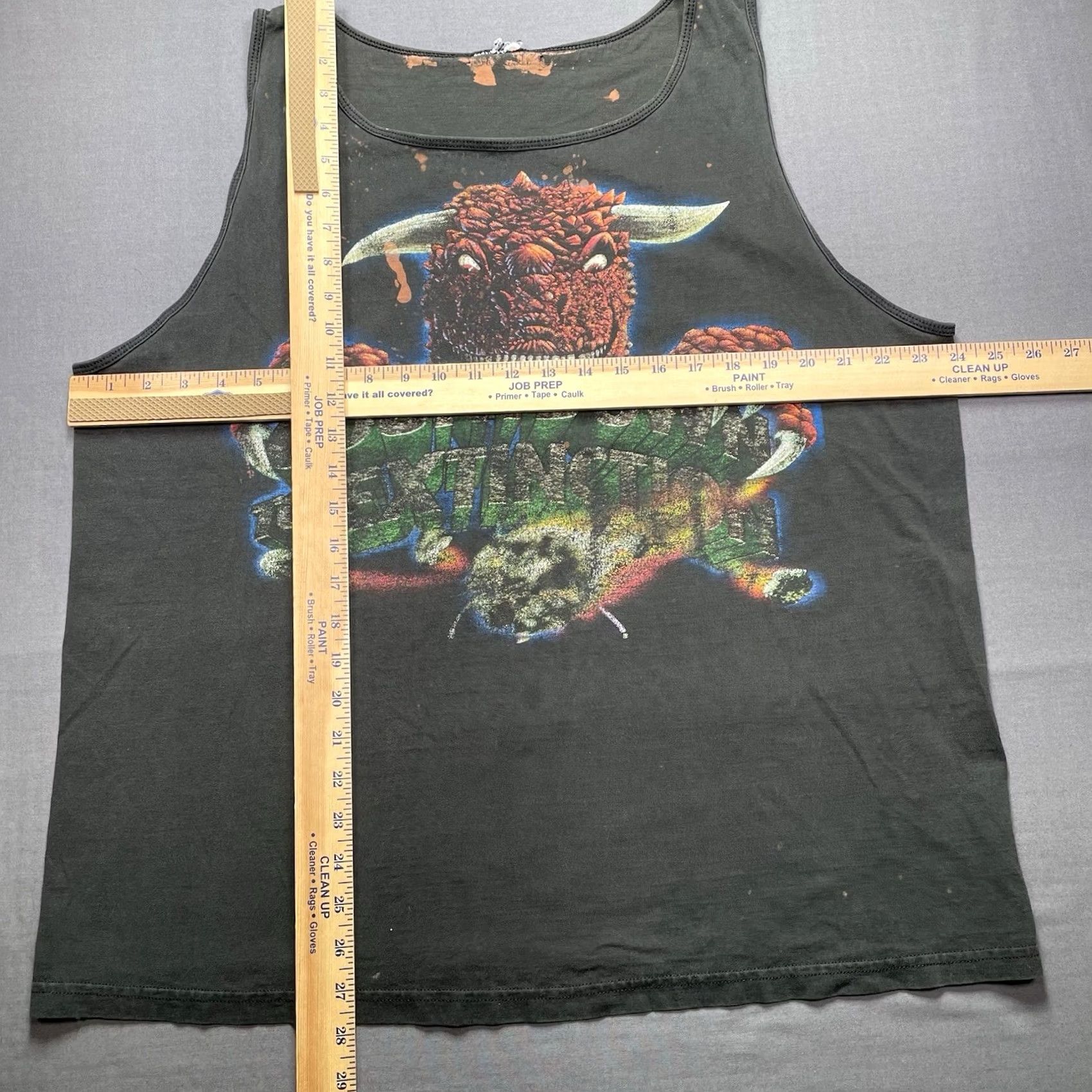Disney VINTAGE Disney Walt Disney World Countdown To Extinction Tank Top Men’s XL 90s Mickey Mouse Black Cotton T-Shirt Unisex Adults 90s Logo Graphics Size US XL / EU 56 / 4 - 4 Thumbnail