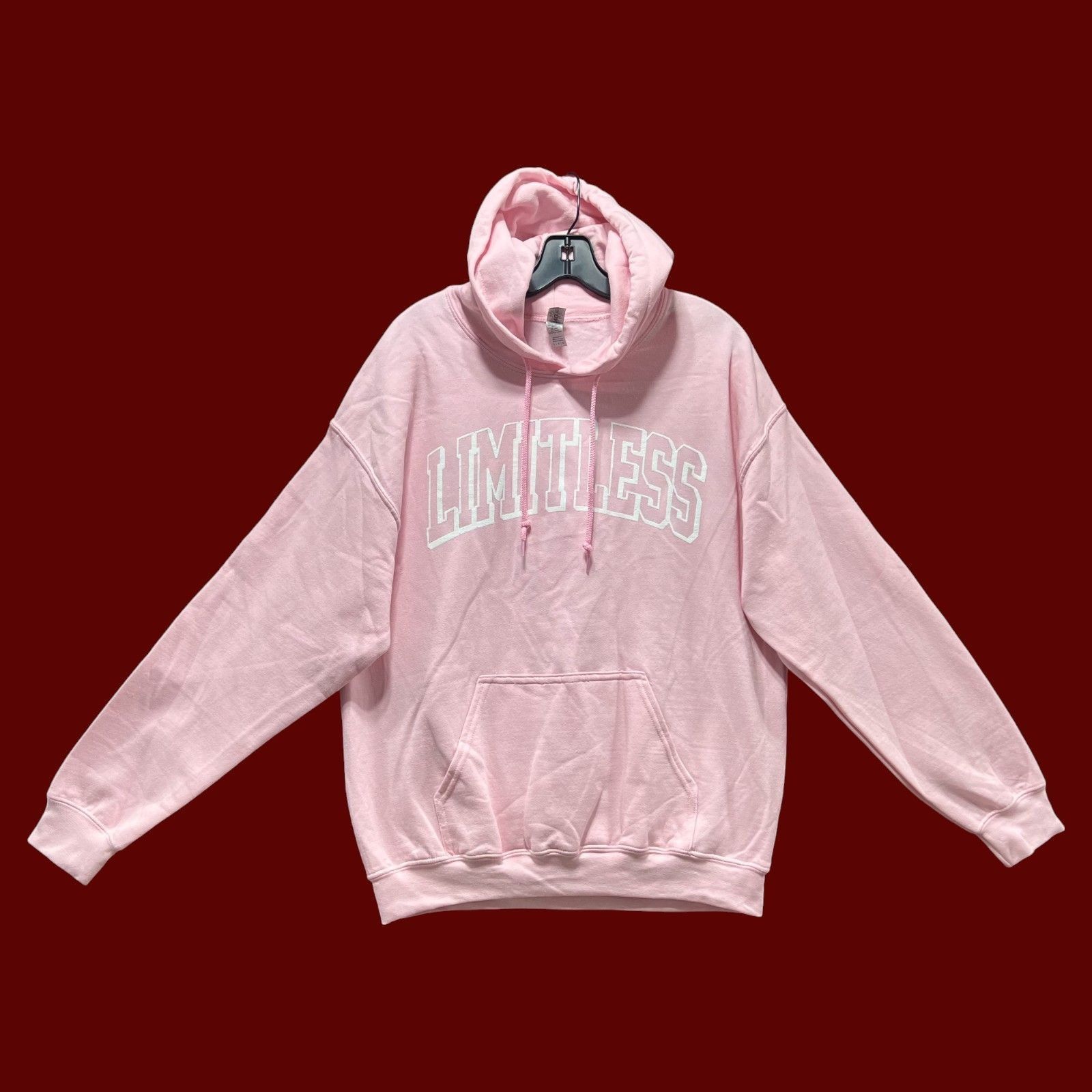 Gildan Gildan - Women's Long Sleeve Hooded Sweatshirt - Pink - Larg Size L / US 10 / IT 46 - 1 Thumbnail