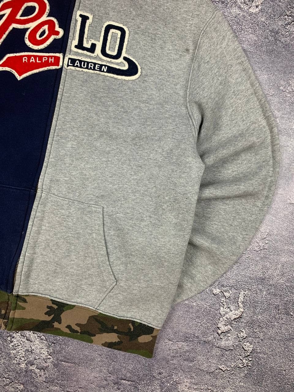 Polo Ralph Lauren Polo Ralph Lauren Full Zip Hoodie XL 18-20 Multicolor Camo Size US XL / EU 56 / 4 - 5 Thumbnail