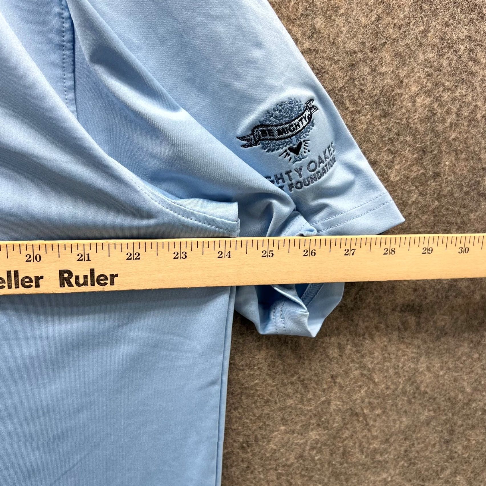 Peter Millar Peter Millar Polo Shirt Mens Large Blue Summer Comfort Performance Mighty Oaks Shirt Short Sleeve Casual Golf Size US L / EU 52-54 / 3 - 3 Thumbnail
