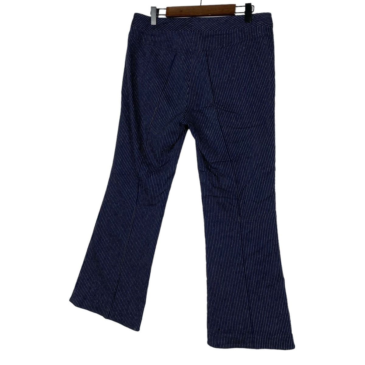 John Galliano Vintage John Galliano Floral Embroidered Pinstripe Trousers Size 32" / US 10 / IT 46 - 6 Thumbnail