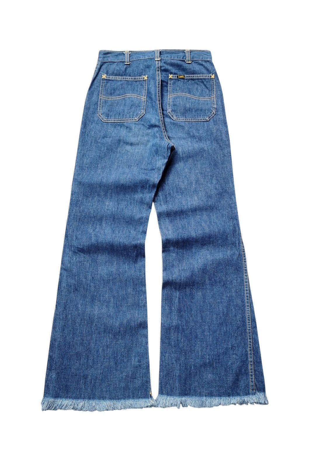 Lee 70s,80s Lee Vintage Bootcut Jeans Talon 42 Zipper Size 27" / US 4 / IT 40 - 8 Thumbnail
