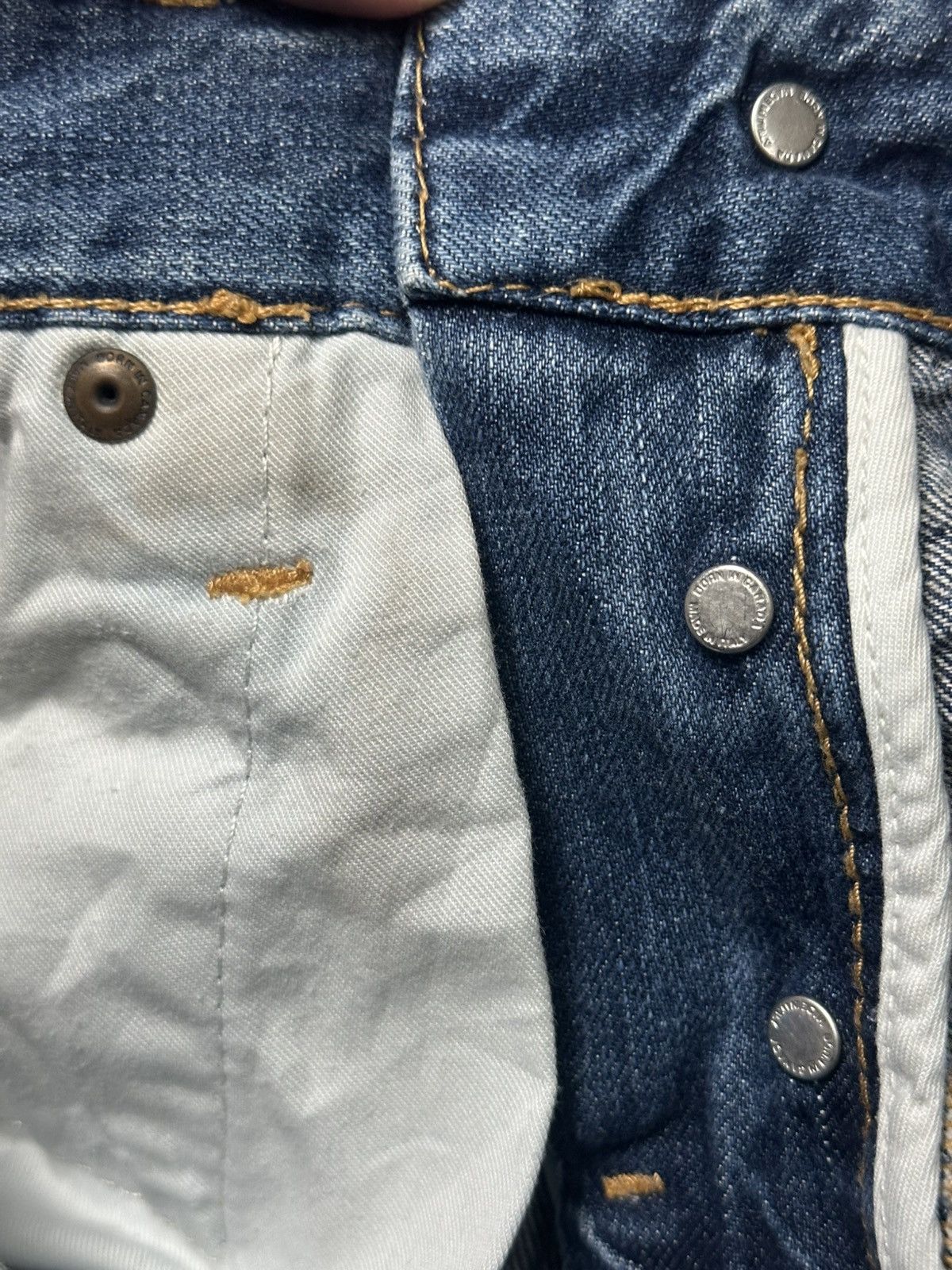 Dsquared2 Dsquared2 Vintage Authentic Distressed Slim With Faded Wash Size US 33 - 10 Thumbnail