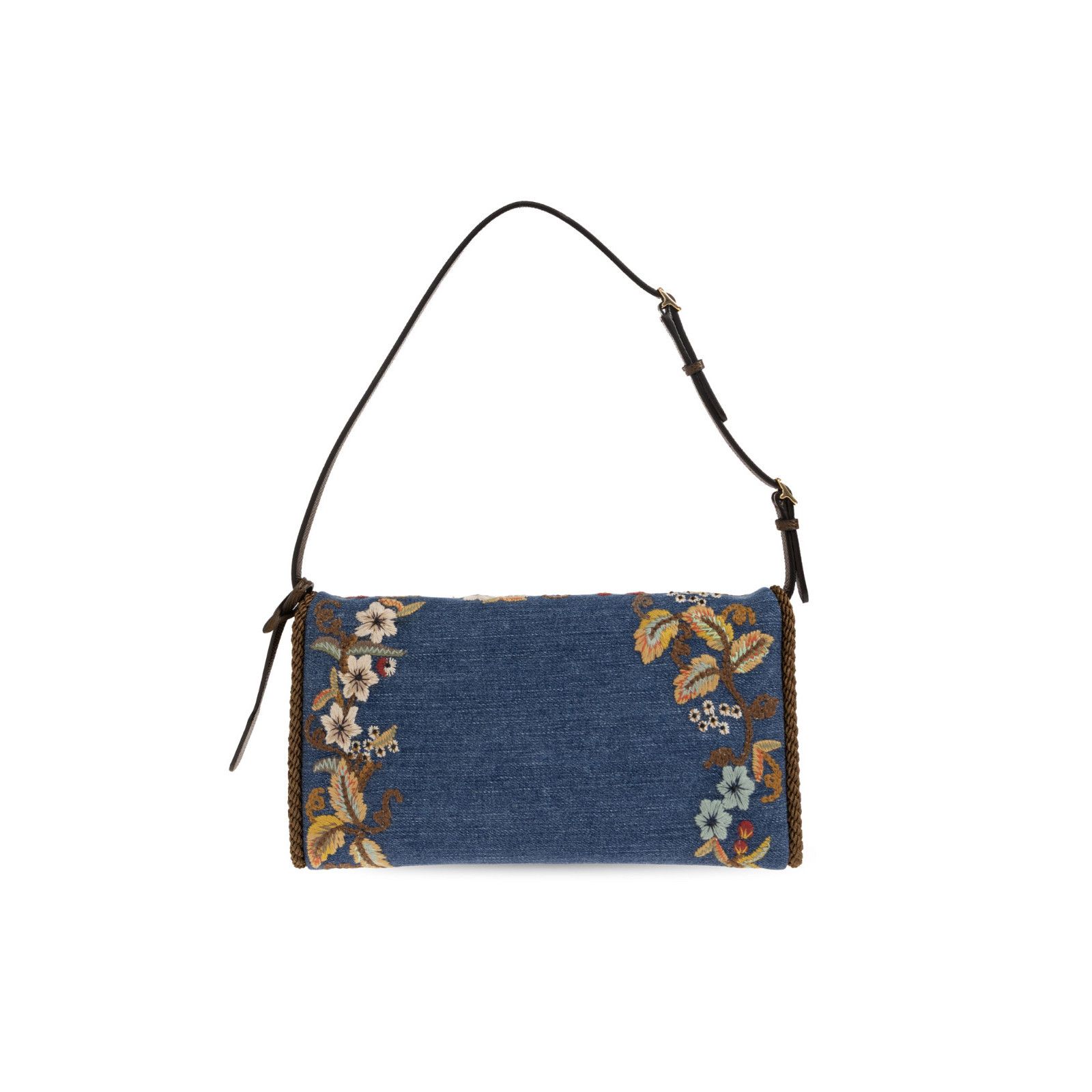 Valentino VALENTINO GARAVANI Devain Embroidery Blue Shoulder Bag New & Size ONE SIZE - 2 Thumbnail