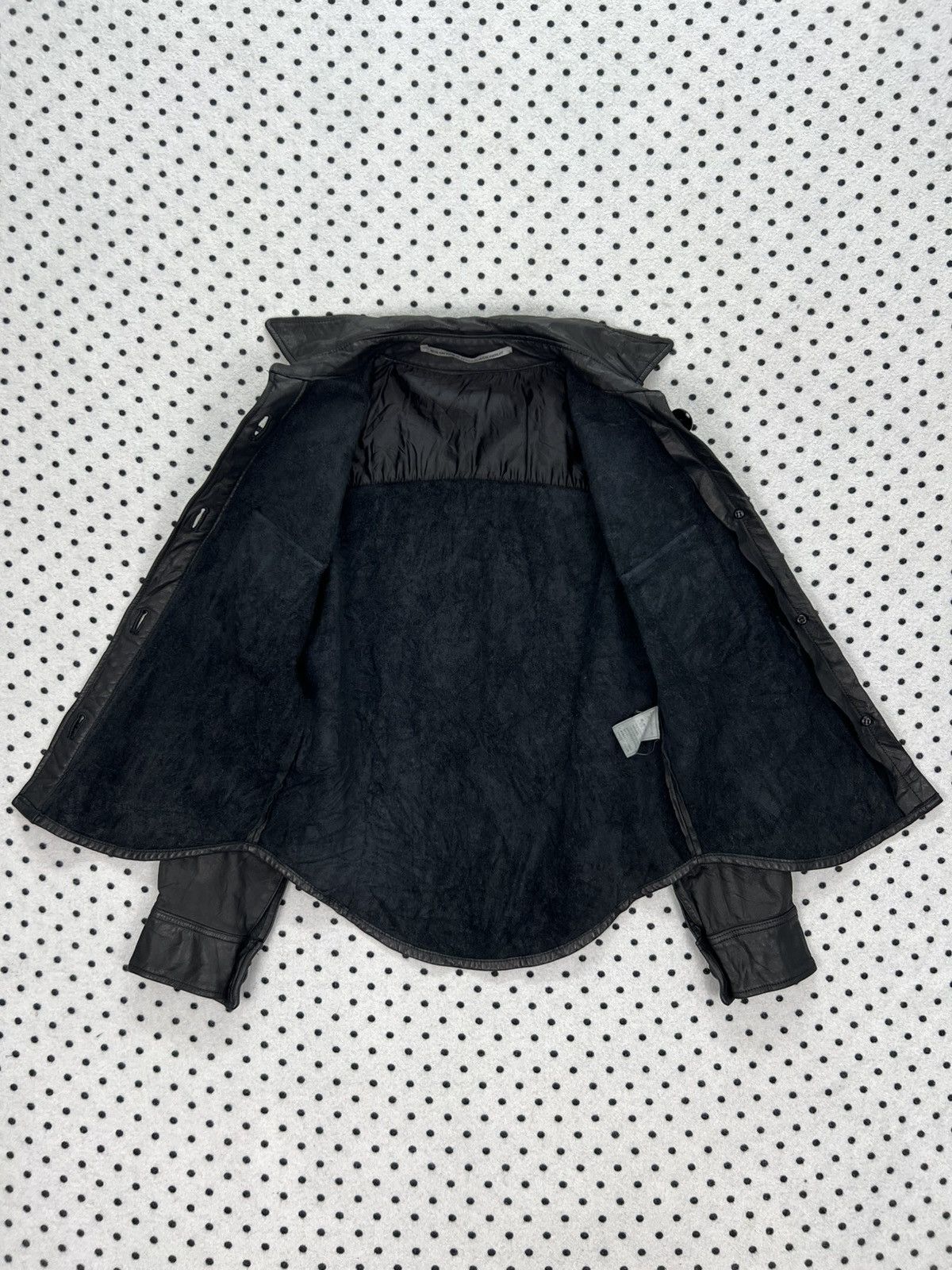 Genuine Leather Mon Ami Pierlot Design Claudie Pierlot Leather Jacket Size XS / US 0-2 / IT 36-38 - 7 Thumbnail