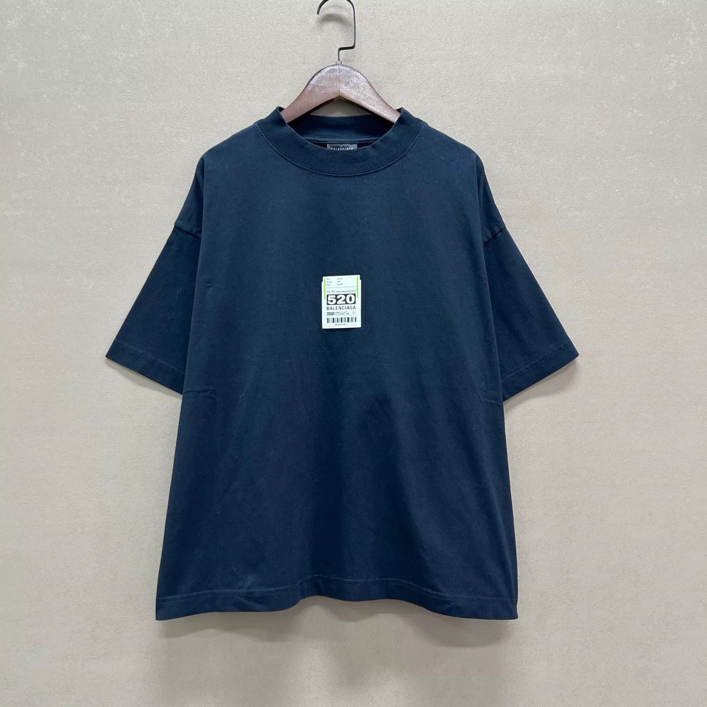 Balenciaga Balenciaga 25 New Solid Crew Neck Short Sleeve Tee 1 Size US S / EU 44-46 / 1 - 1 Thumbnail
