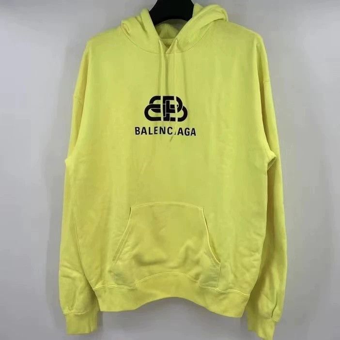 Balenciaga Balenciaga Fluorescent Yellow Buckle Hoodie 2501-Nextarrow Size US M / EU 48-50 / 2 - 1 Thumbnail