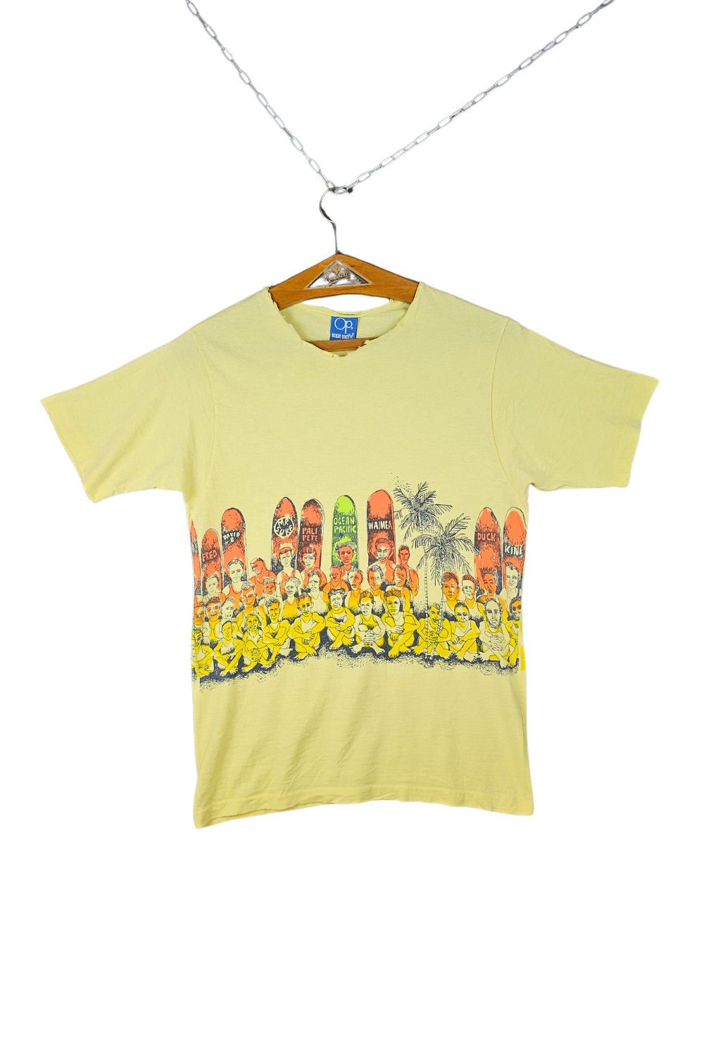 Ocean Pacific 1980s Ocean Pacific Wrap-Around “Surf Lineup” Tee Size US M / EU 48-50 / 2 - 1 Thumbnail