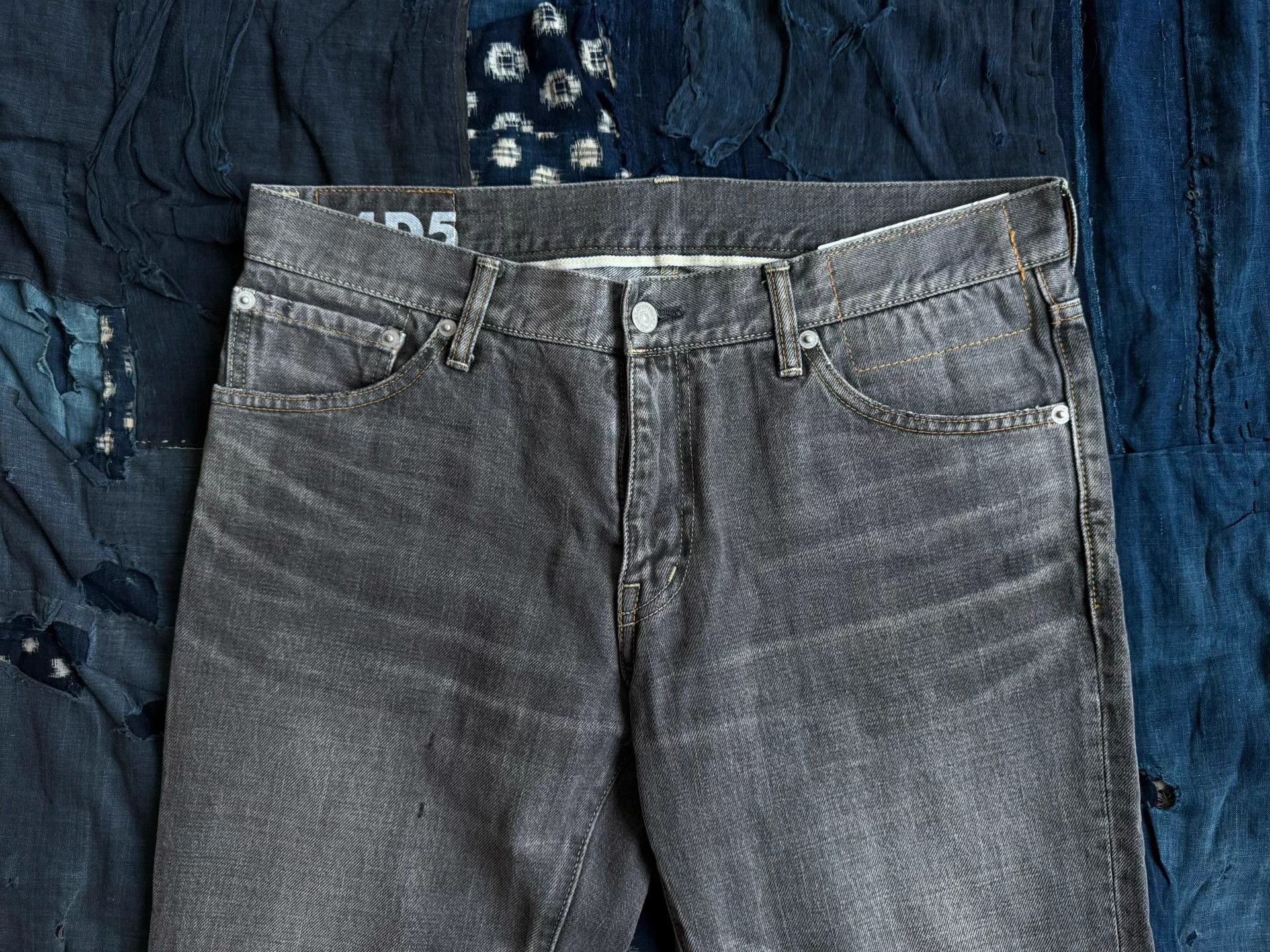 Visvim VISVIM 15SS 04D5 Black Washed Distressed Denim W34L30 Size US 34 / EU 50 - 3 Thumbnail
