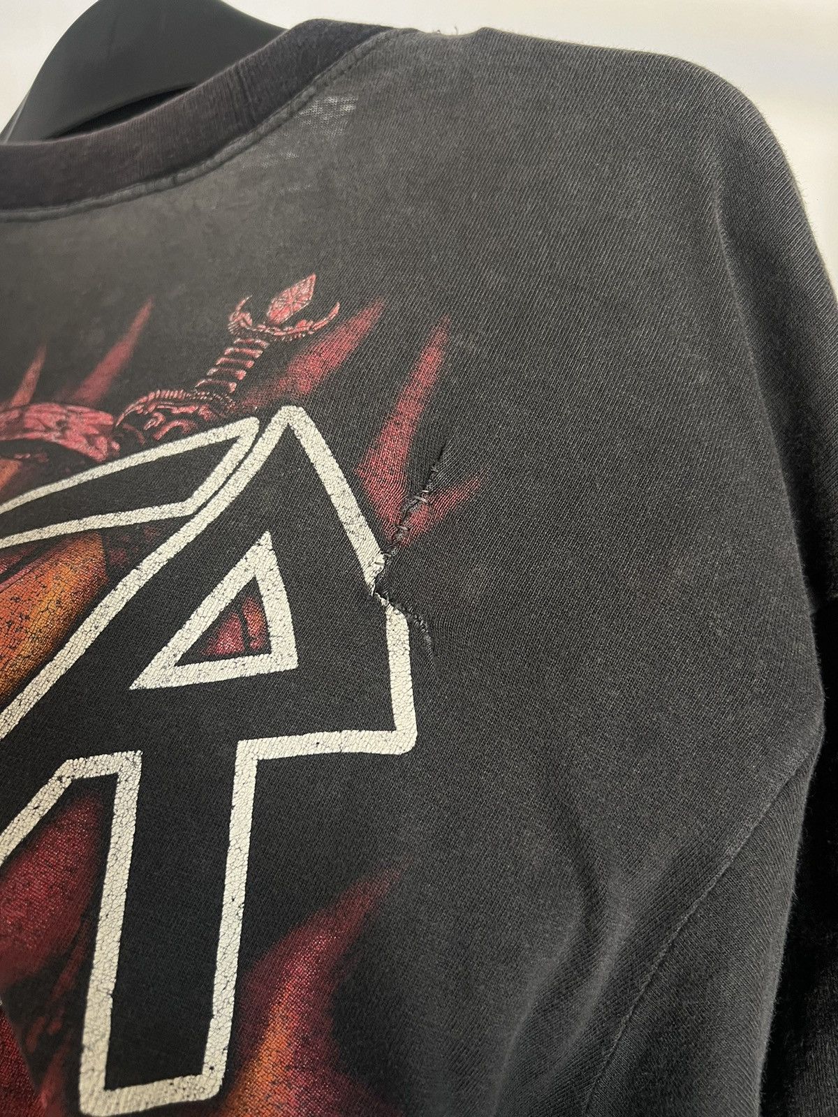 Slayer Vintage 1996 Slayer Root All Evil All Over Print T shirt Size US L / EU 52-54 / 3 - 6 Thumbnail