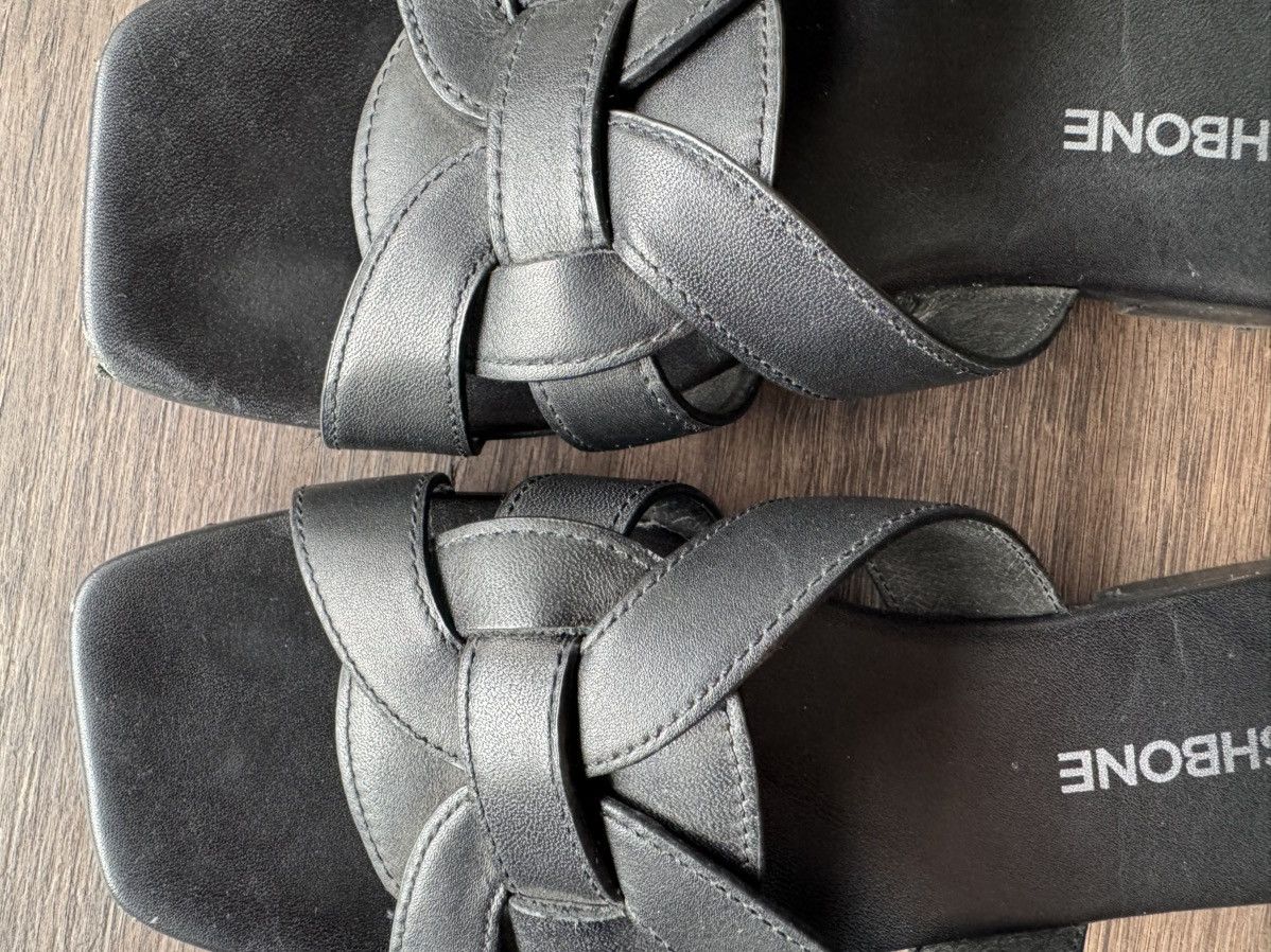 Other Black Wishbone Slide Sandals Size US 6 / IT 36 - 7 Thumbnail