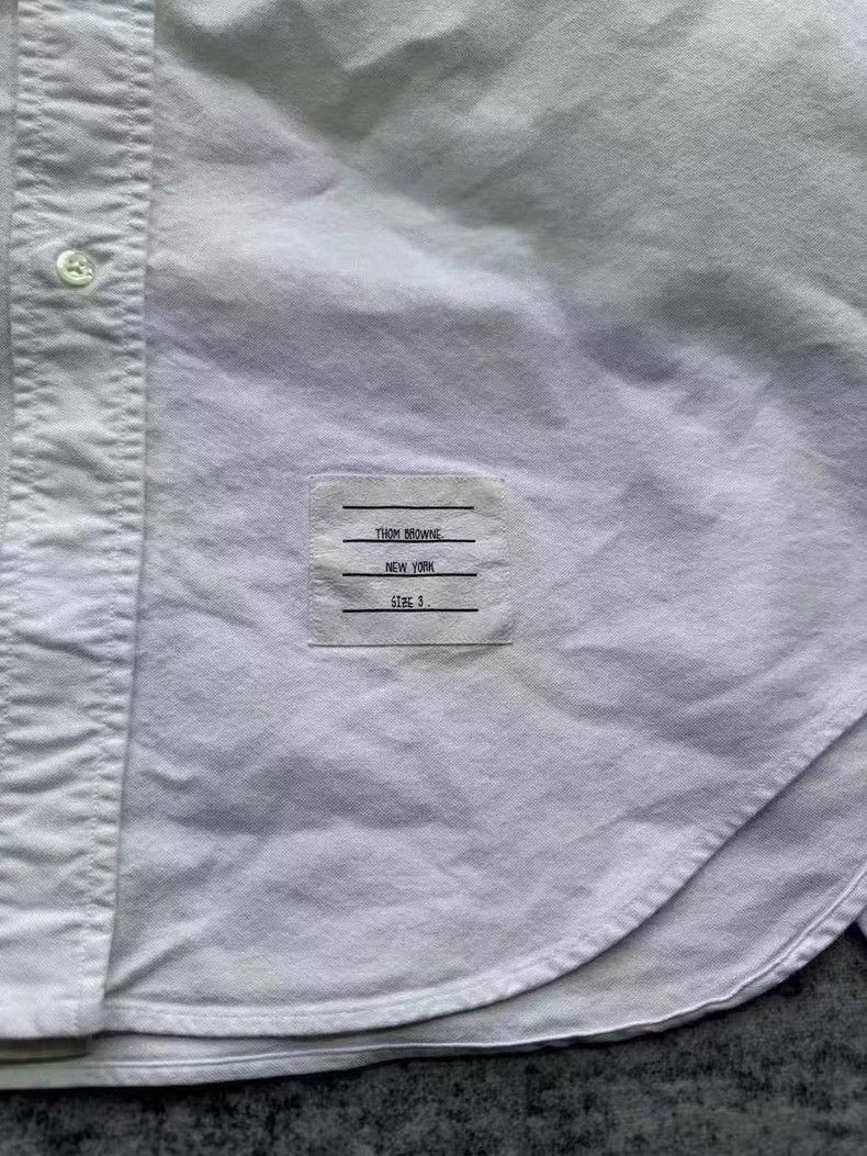 Thom Browne Thom Browne White shirt 2503-Nextarrow Size US L / EU 52-54 / 3 - 4 Thumbnail