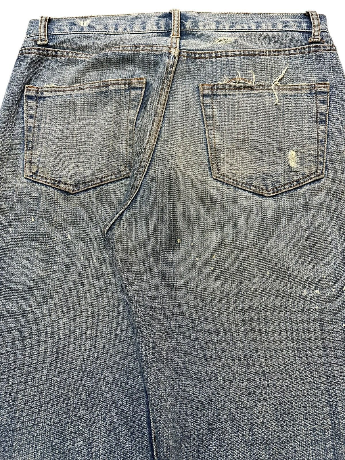 Japanese Brand Vintage Japanese Nylaus Faded Distressed Baggy Jeans Size US 32 / EU 48 - 6 Thumbnail