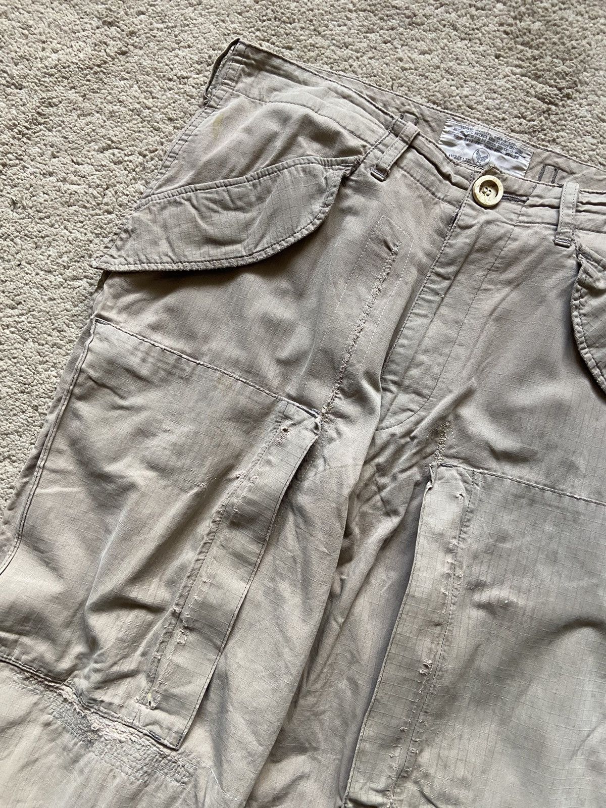 Avirex Vintage Avirex Multi Zipper Pocket Parachute Bondage Pants Size US 34 / EU 50 - 12 Thumbnail