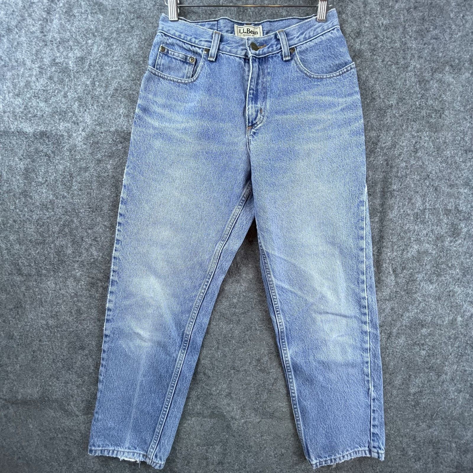 L.L. Bean Vintage L.L.Bean Jeans Womens 6P Denim Straight Taper Ripped Size 26" / US 2 / IT 38 - 1 Thumbnail