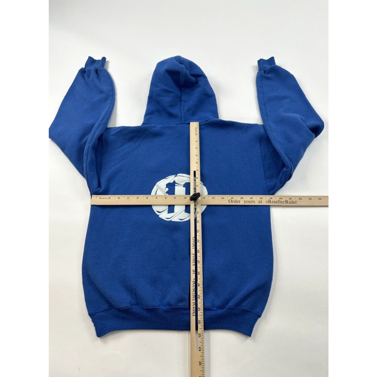 Champion VINTAGE Champion Hoodie Sweatshirt Adult Small Blue Volleyball Mens S Hooded Pullover Logo Performance/Activity: Volleyball Size US S / EU 44-46 / 1 - 6 Thumbnail