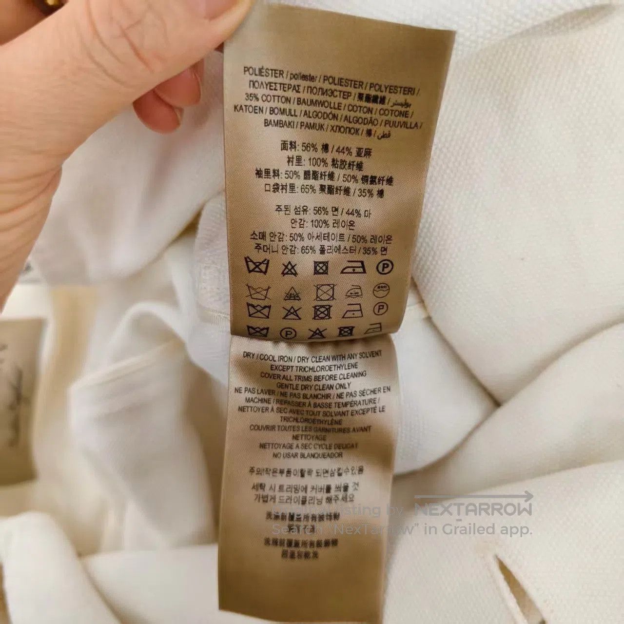 Burberry Burberry White Double Breasted Long Trench Coat| Size XXL / US 16-18 / IT 52-54 - 6 Thumbnail