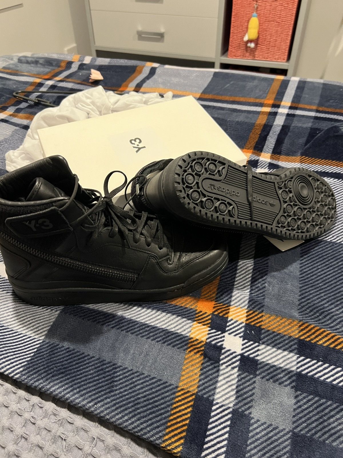 Adidas × Yohji Yamamoto Y3xADIDAS OG FORUM 3.0 Size US 9 / EU 42 - 3 Thumbnail