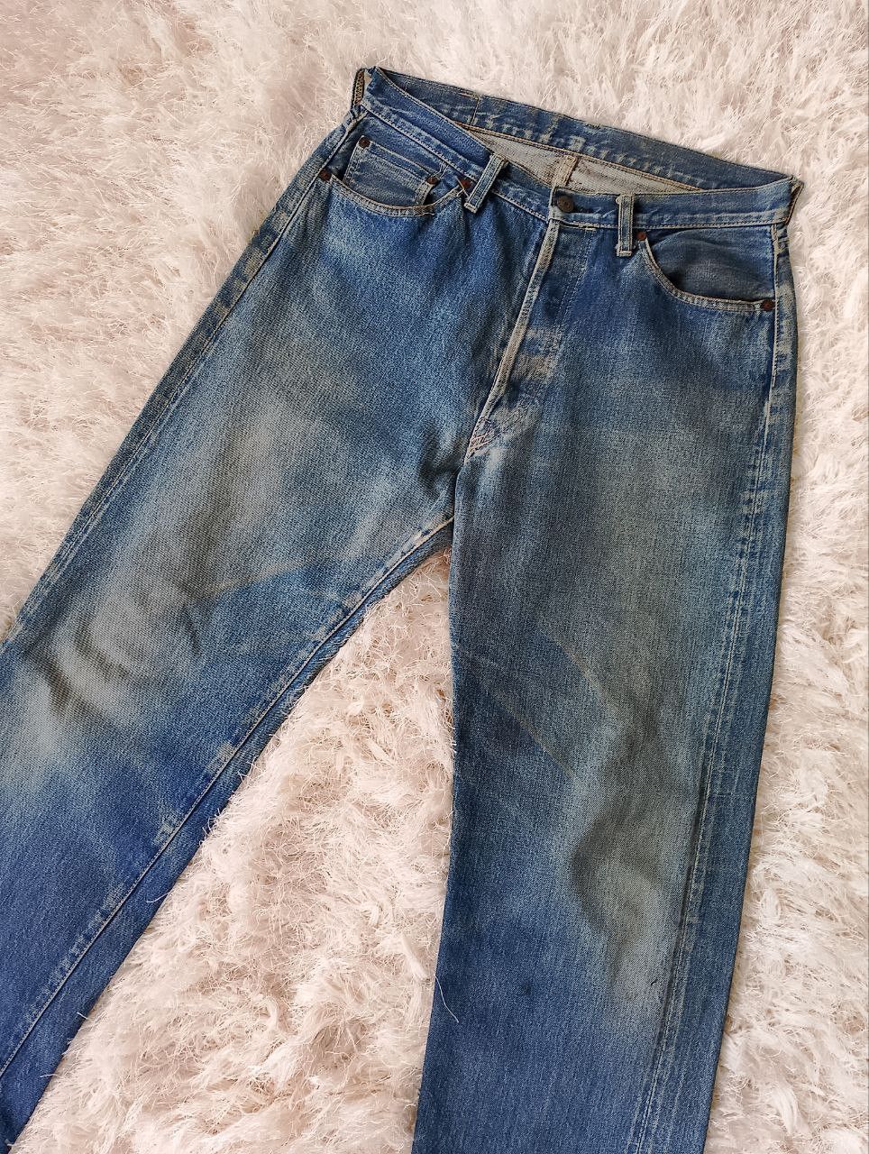 If Six Was Nine Vintage BARTACK JEANS Japan Selvedge Scovill Rivet Denim Size US 31 - 4 Thumbnail