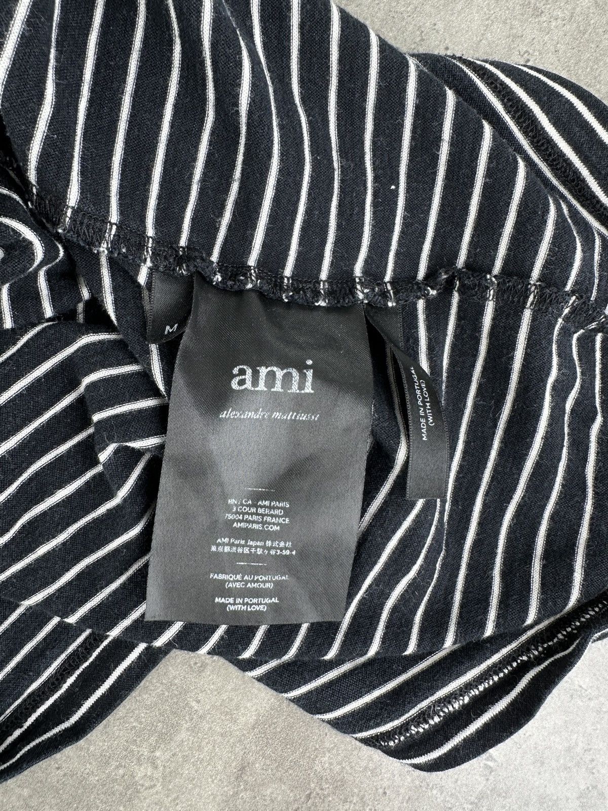 AMI AMI Stripped T-Shirt Size M / US 6-8 / IT 42-44 - 7 Thumbnail