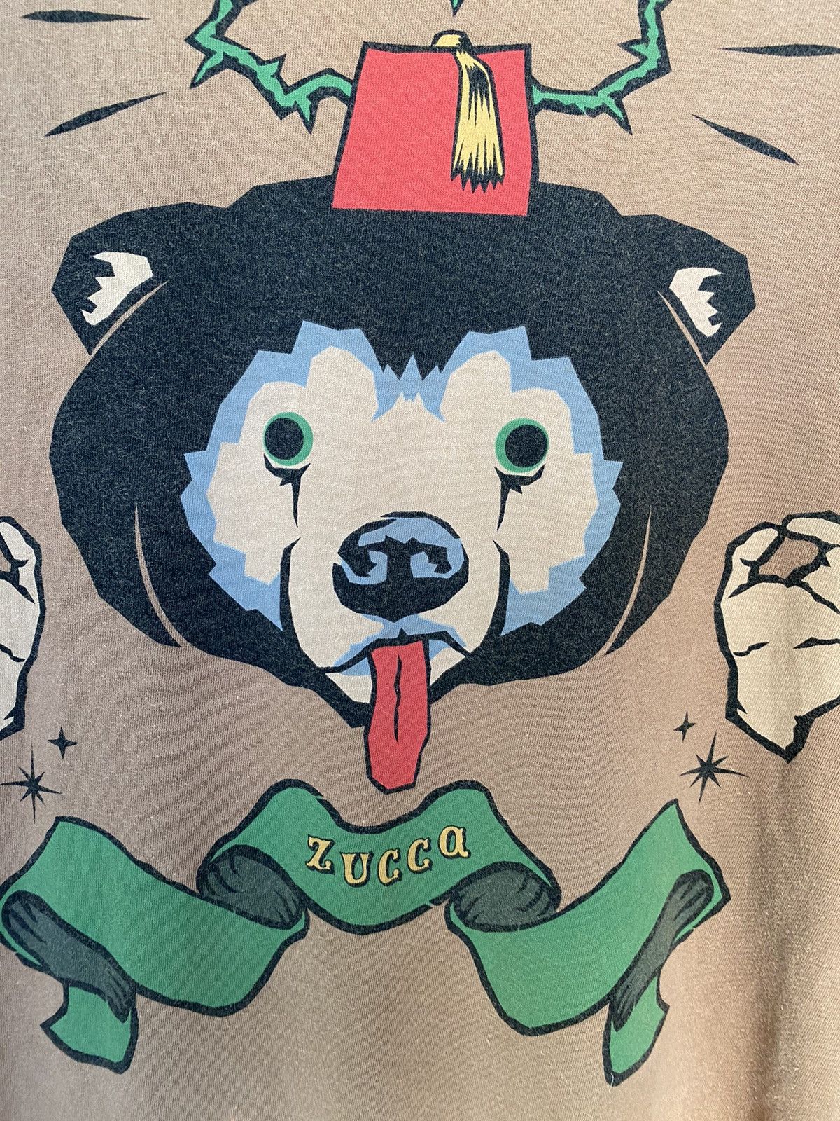 CABANE de ZUCCa × Issey Miyake × Japanese Brand Vtg Bear and Magician tee Size US M / EU 48-50 / 2 - 4 Thumbnail