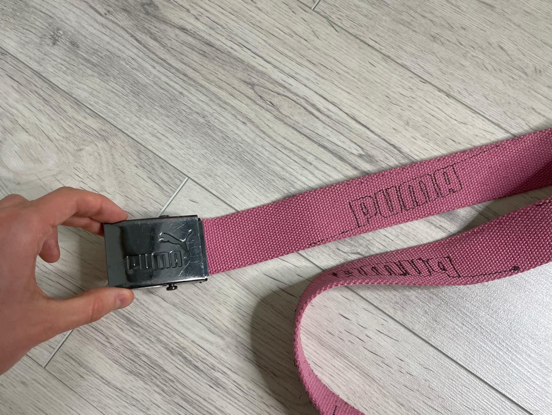 Puma × Vintage Vintage Puma y2k belt pink Size ONE SIZE - 1 Thumbnail