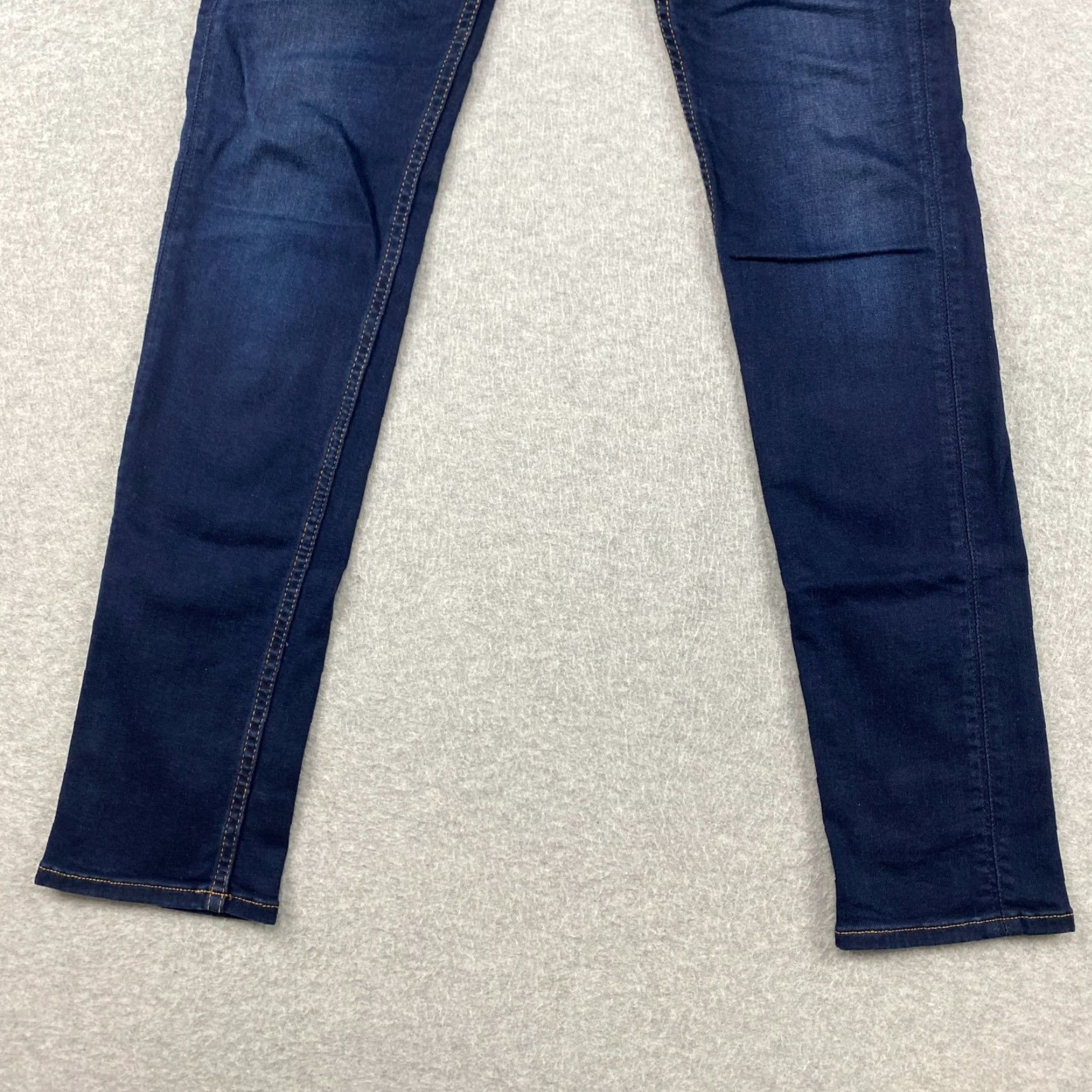 Hudson Hudson Collin Skinny Jeans Womens 26 Blue Low Rise Distress Stretch Denim Size 26" / US 2 / IT 38 - 3 Thumbnail