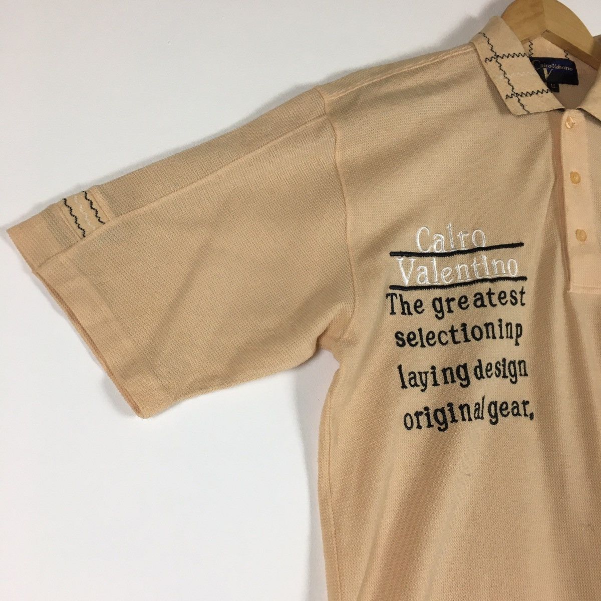 Valentino Vintage Calro Valentino Polo Tee Size US M / EU 48-50 / 2 - 5 Thumbnail