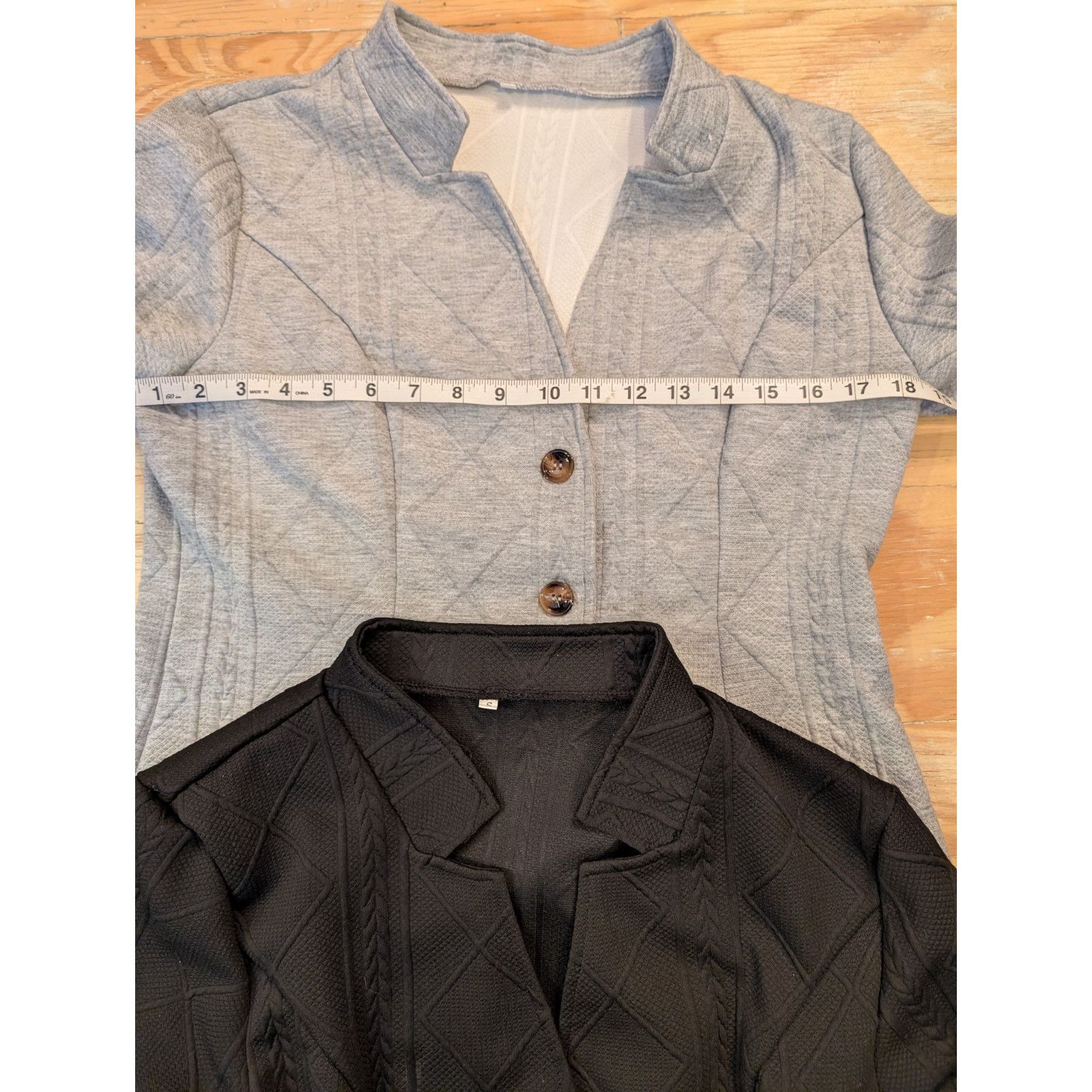 The Unbranded Brand Casual Jackets- 2 Grey Black Waist Jackets Ladies Size Small Size S / US 4 / IT 40 - 2 Thumbnail
