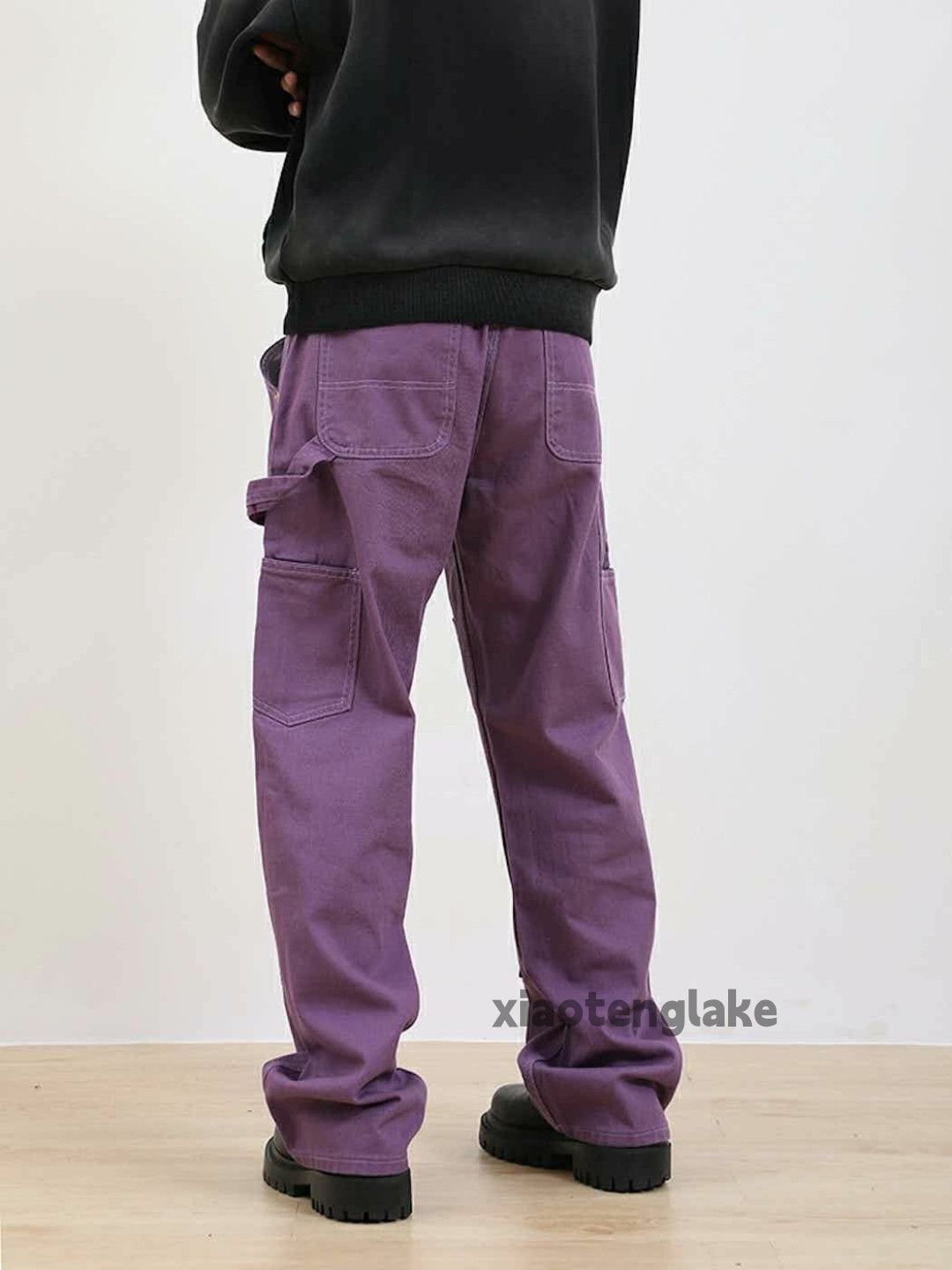 Designer × Vintage utility skate hiphop carpenter workwear cargo pants Size US 32 / EU 48 - 4 Thumbnail