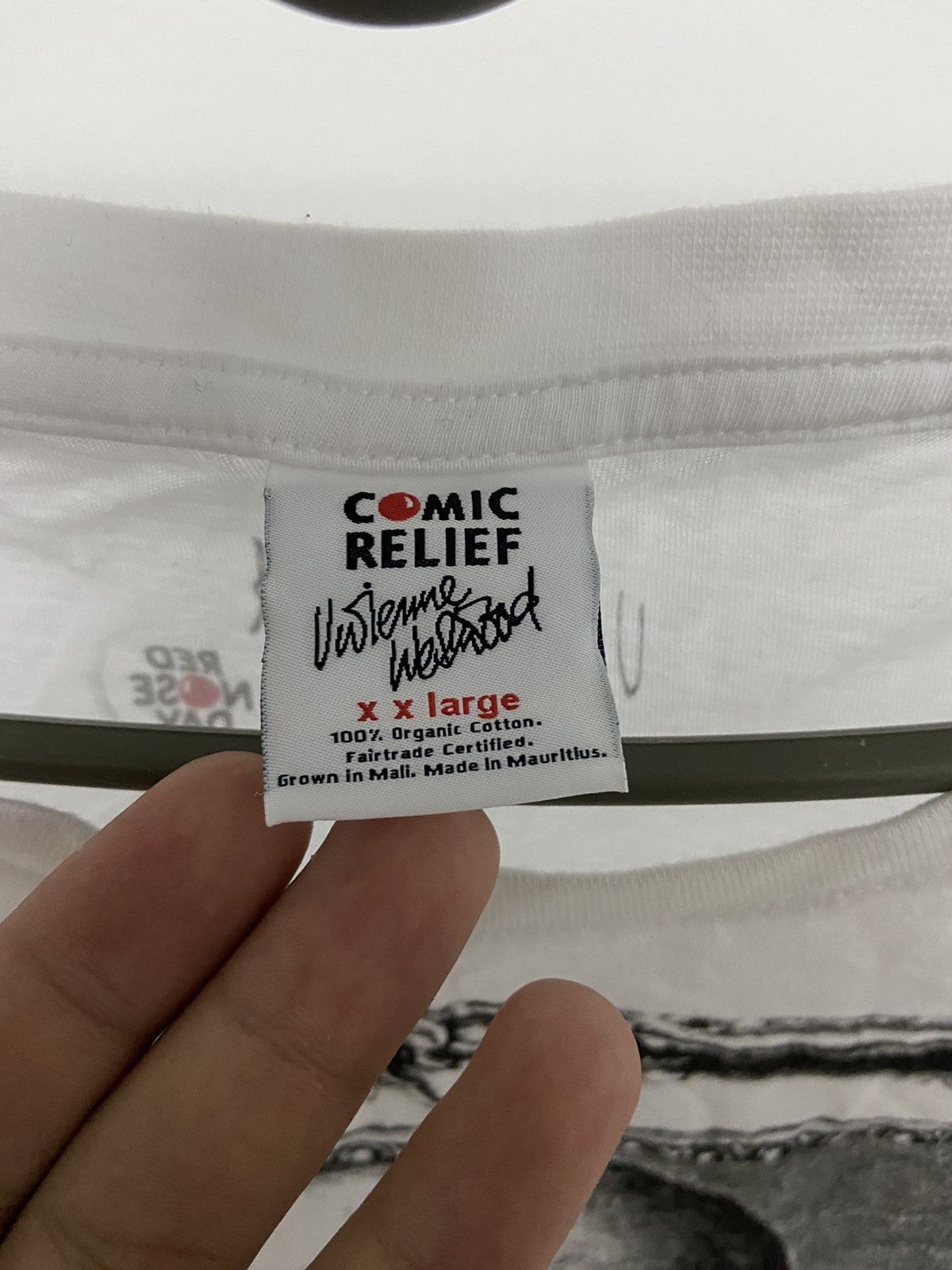 Vintage × Vivienne Westwood Vivienne Westwood Vintage Big Logo Red Nose Day Comic Relief Size US XXL / EU 58 / 5 - 6 Thumbnail