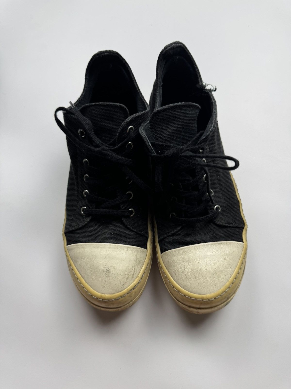 Rick Owens Drkshdw Rick Owens Drkshdw Ramones Low Size US 8 / EU 41 - 13 Thumbnail