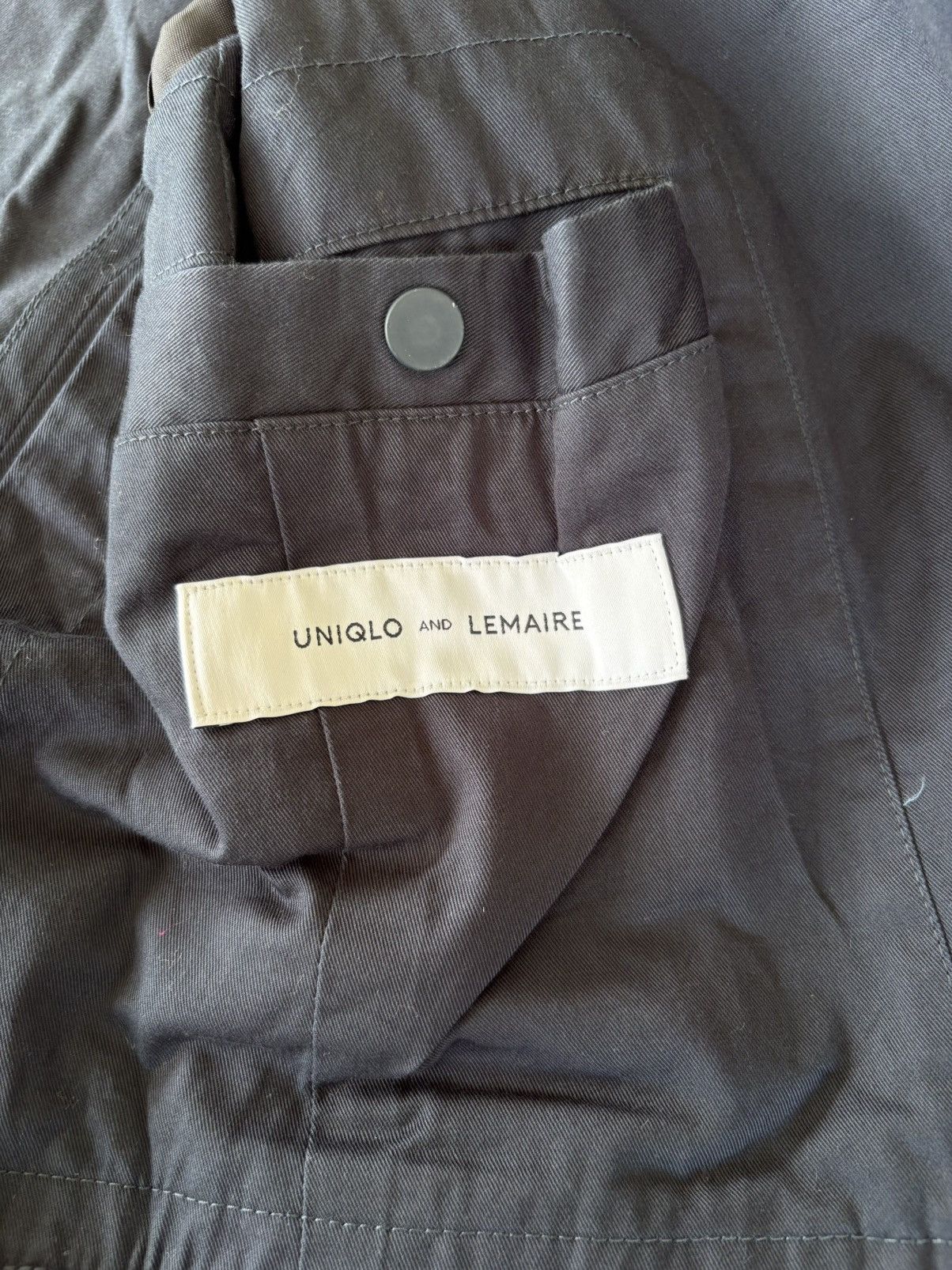 Lemaire Lemaire Blue Black Coat Size US M / EU 48-50 / 2 - 12 Thumbnail