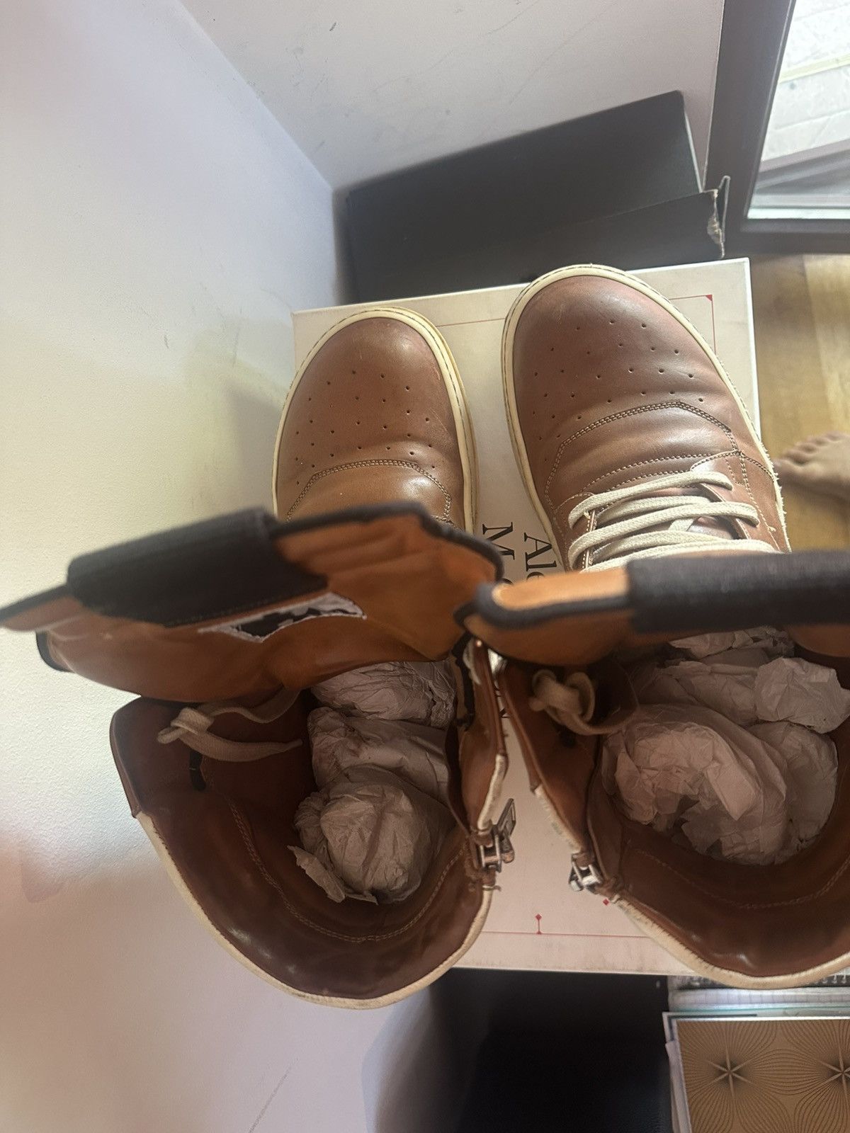 Rick Owens Rick owens SS16 Caramel Geobaskets Size US 10 / EU 43 - 13 Thumbnail
