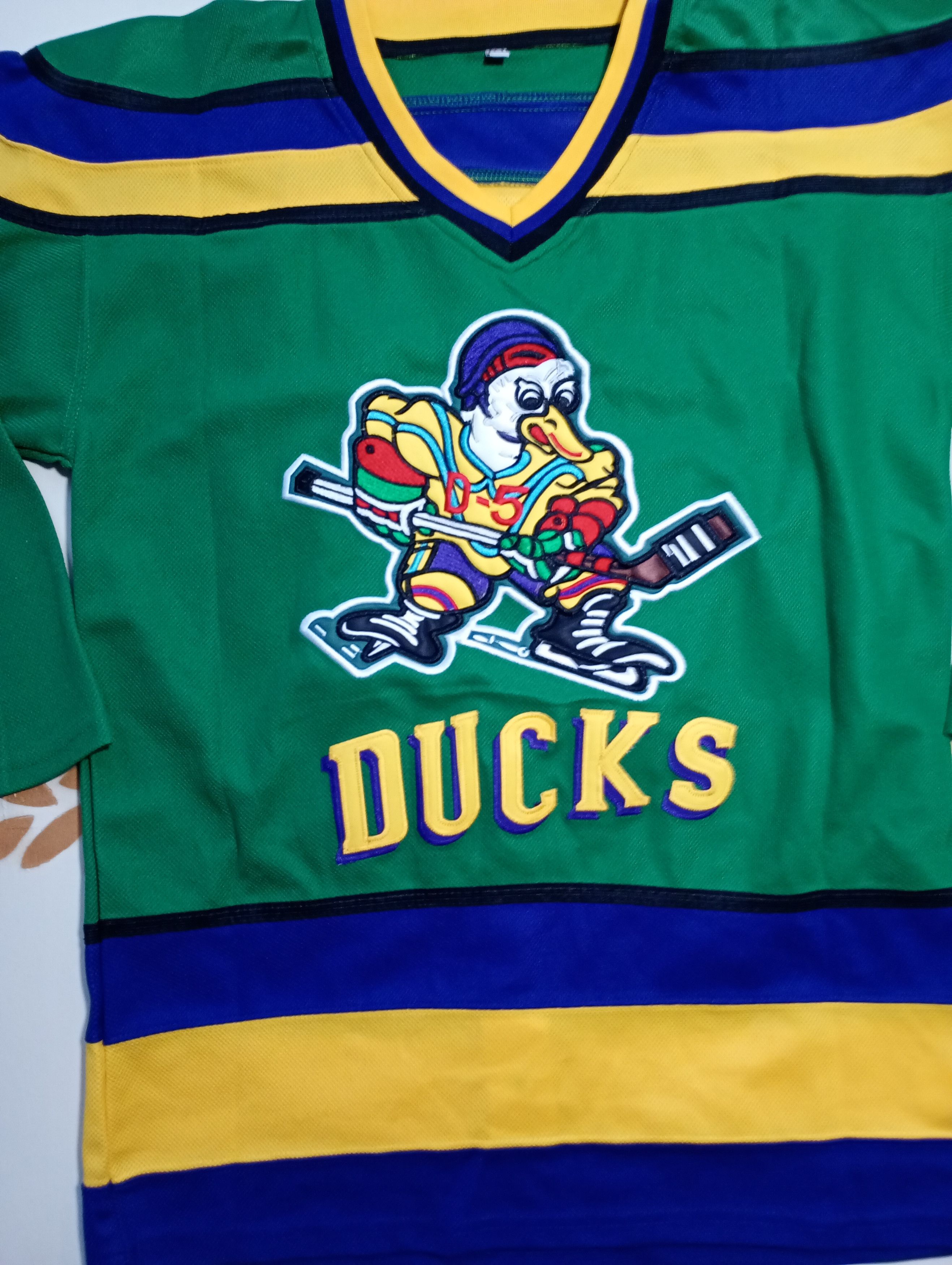 Vintage Ducks Hockey Jersey #33 Goldberg Vintage 90's Size US L / EU 52-54 / 3 - 5 Thumbnail