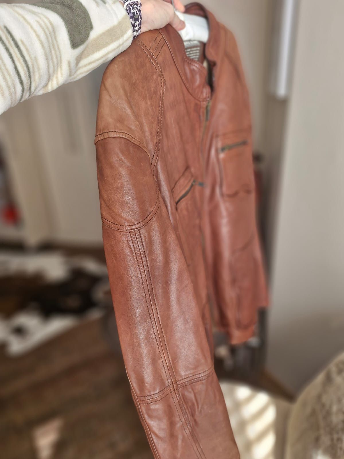 Other Jekyll & Hide Brown Leather Jacket – XL • Genuine Leather Size US XL / EU 56 / 4 - 9 Thumbnail
