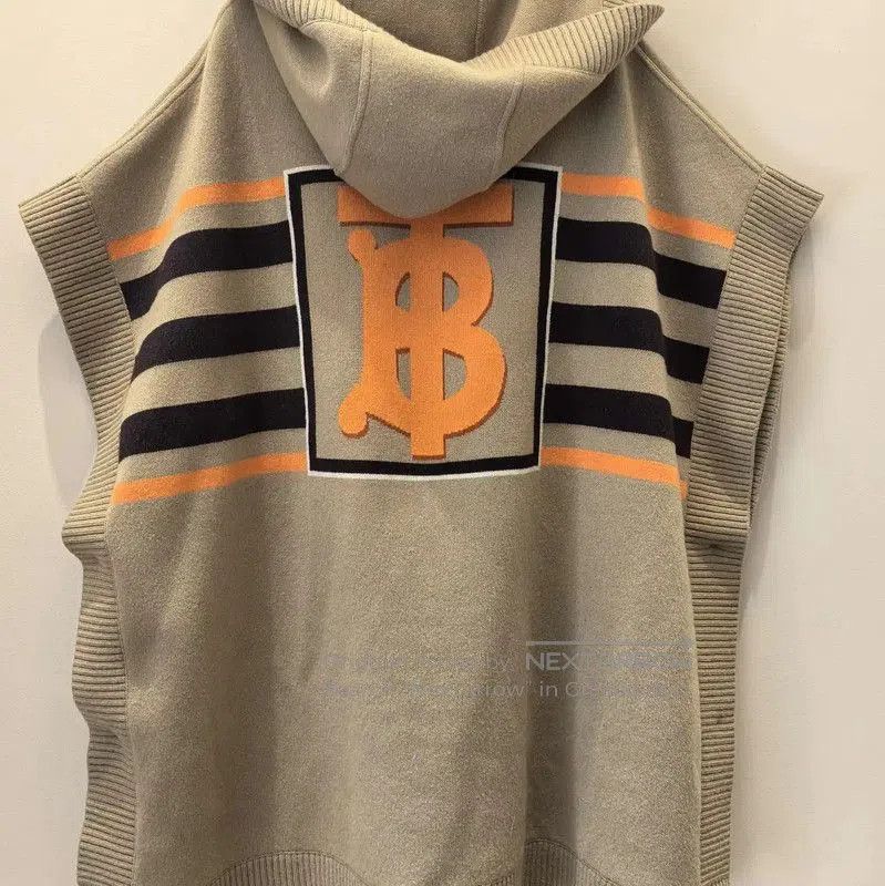 Burberry Burberry Multicolor Cashmere Cardigan with Hood. Size L / US 10 / IT 46 - 2 Thumbnail