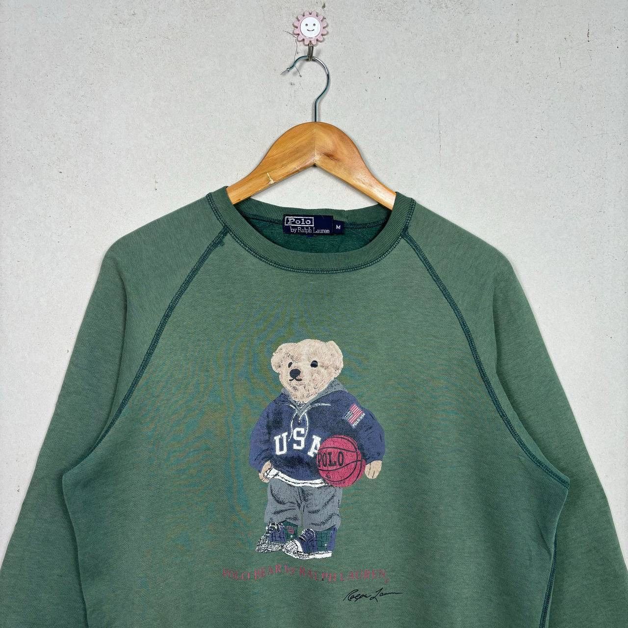 Polo Ralph Lauren Vintage Polo Bear Ralph Lauren Sun Faded Sweatshirt ERD Wcc Size US M / EU 48-50 / 2 - 3 Thumbnail