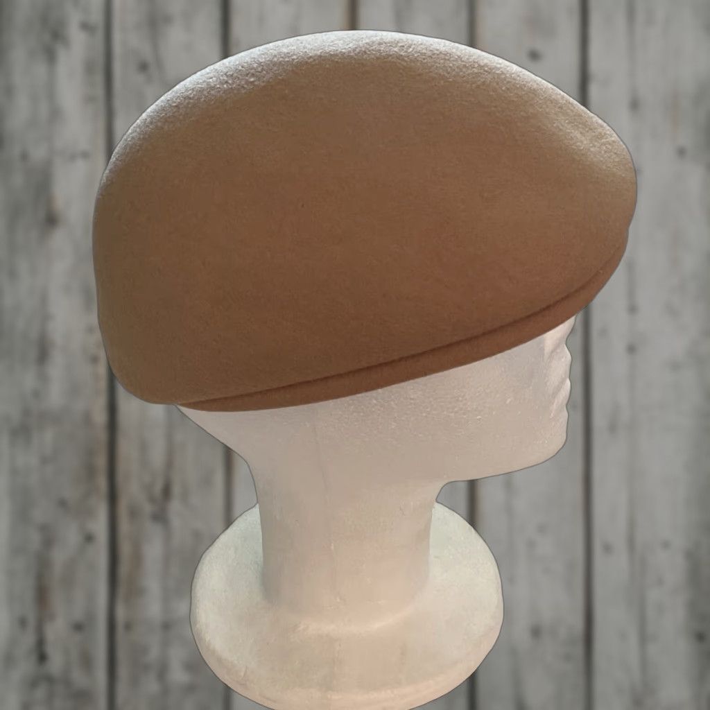 Vintage VINTAGE Genuine Felts Newsboy Cap Men M Wool Felt Brown Size ONE SIZE - 1 Thumbnail