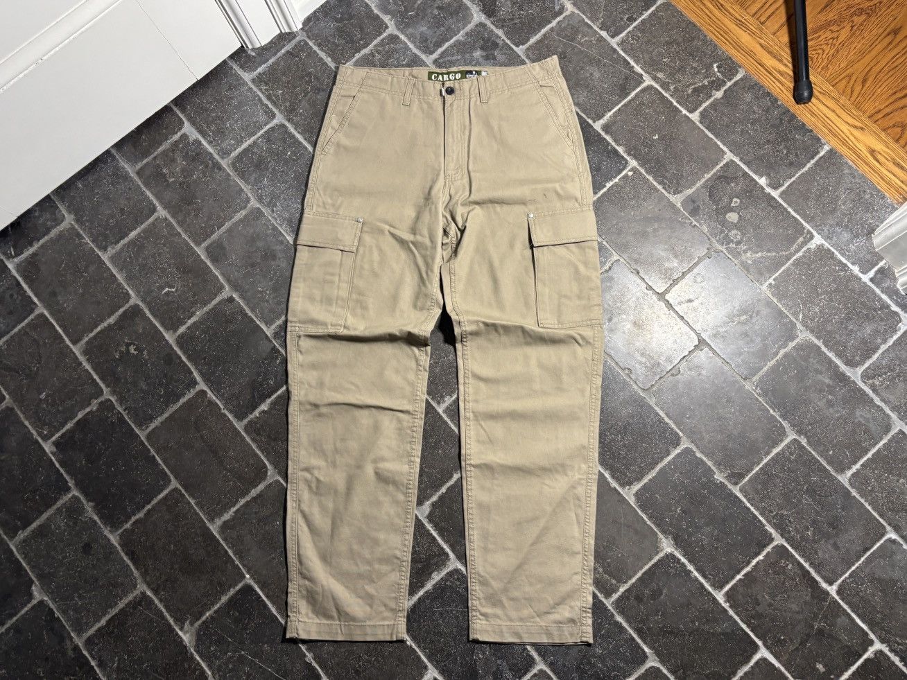 Levi's 1990s Vintage Levi’s Silver Tab Cargo Pants Baggy Tan Canada Size US 36 / EU 52 - 17 Thumbnail