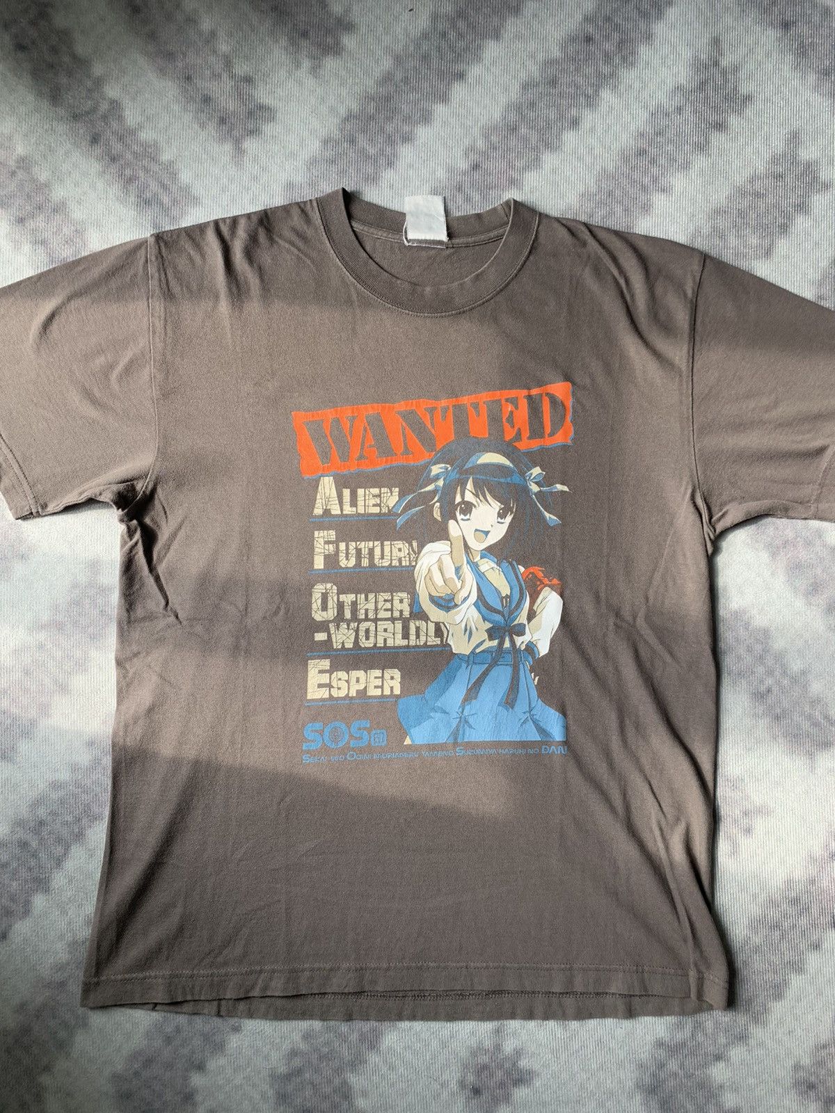 Anime Vintage Cospa Haruhi Suzumiya Anime Tshirt Size US L / EU 52-54 / 3 - 2 Thumbnail